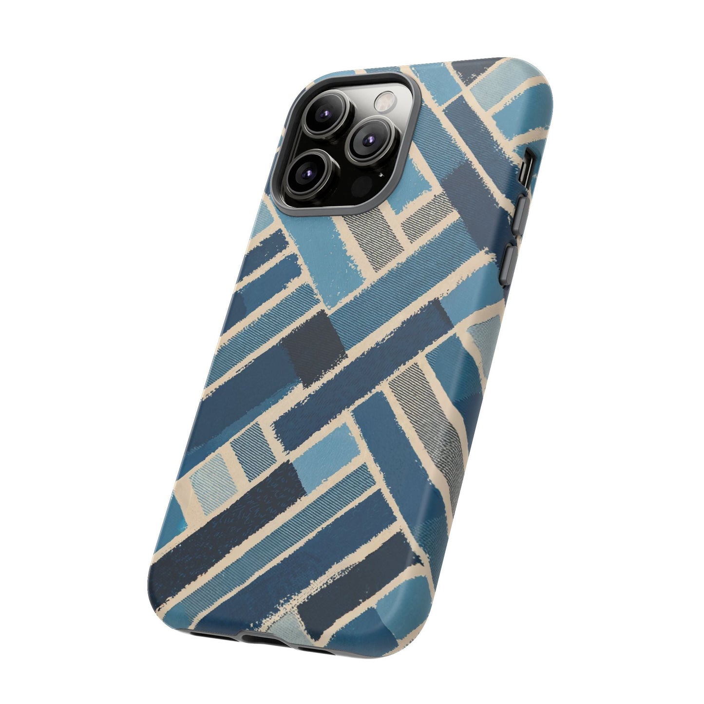 iphone case Abstract Denim Patchwork