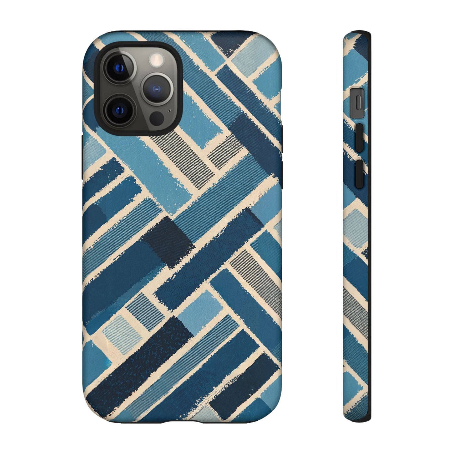 iphone case Abstract Denim Patchwork iPhone 12 Pro