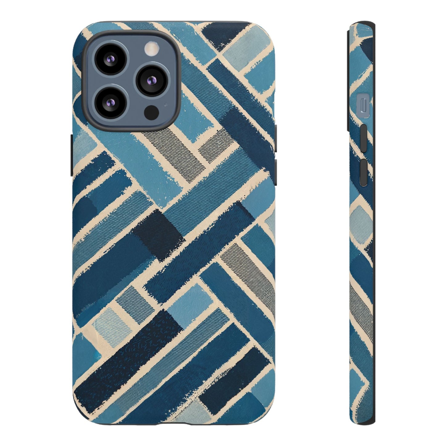 iphone case Abstract Denim Patchwork iPhone 13 Pro Max