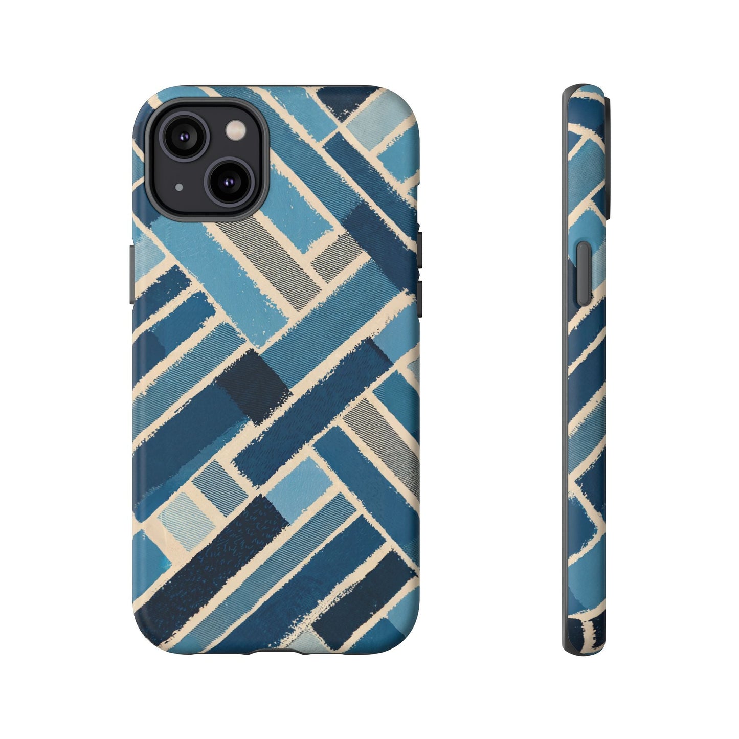 iphone case Abstract Denim Patchwork iPhone 14 Plus
