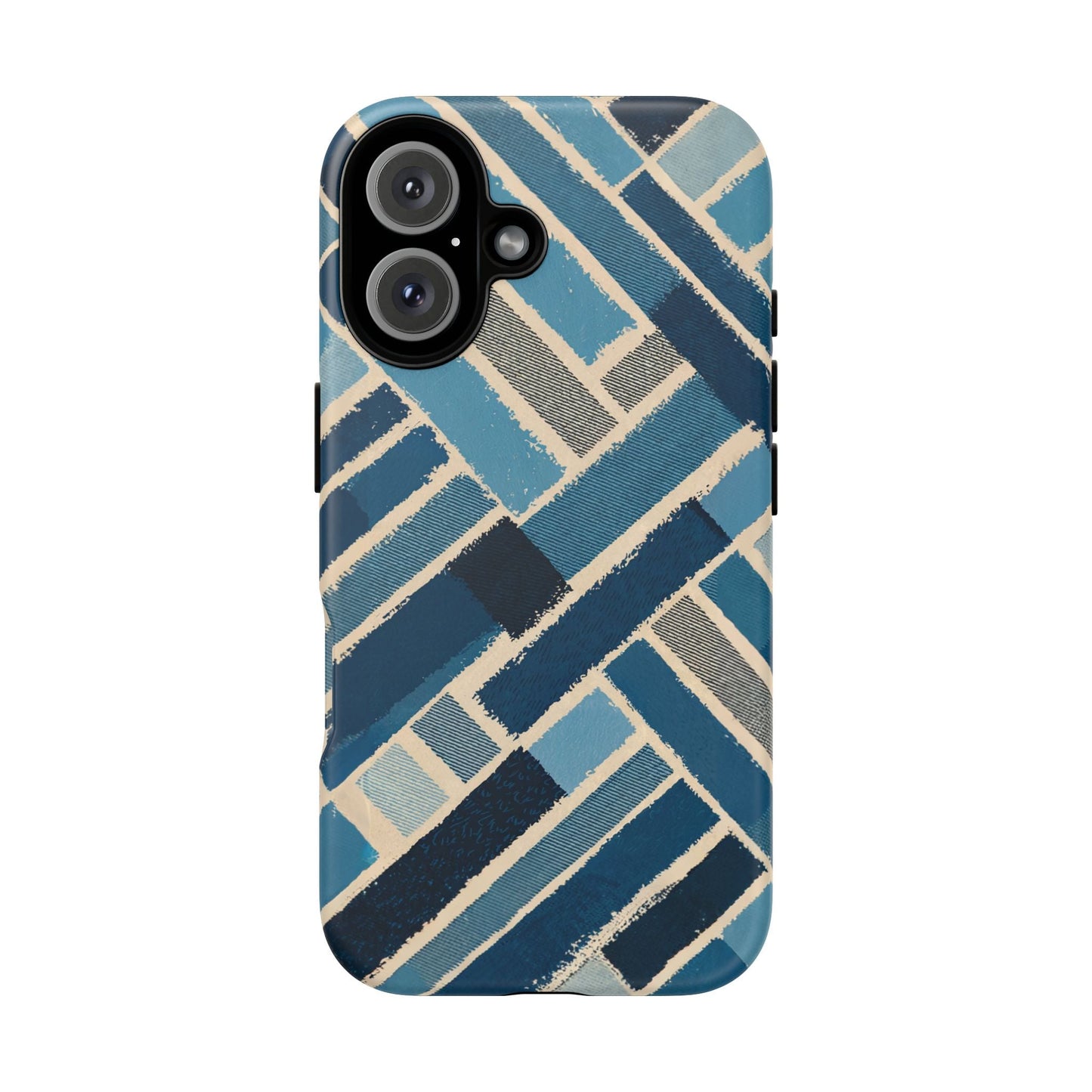 iphone case Abstract Denim Patchwork iPhone 16