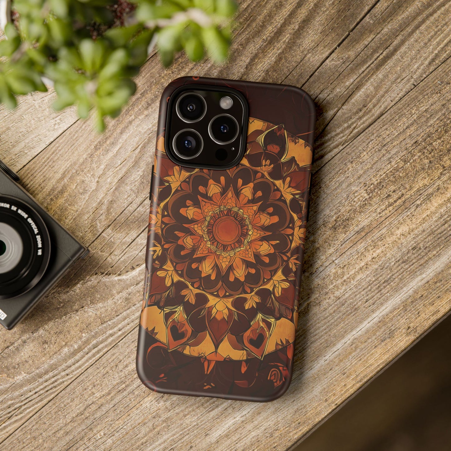 iphone case Amber Mandala