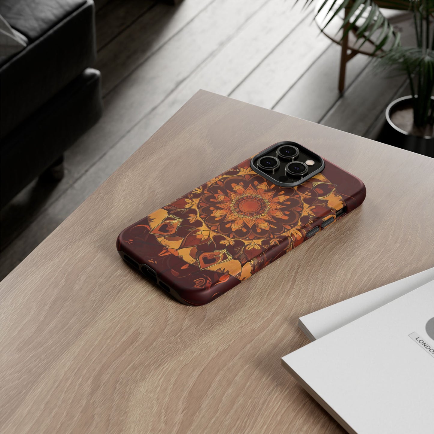 iphone case Amber Mandala