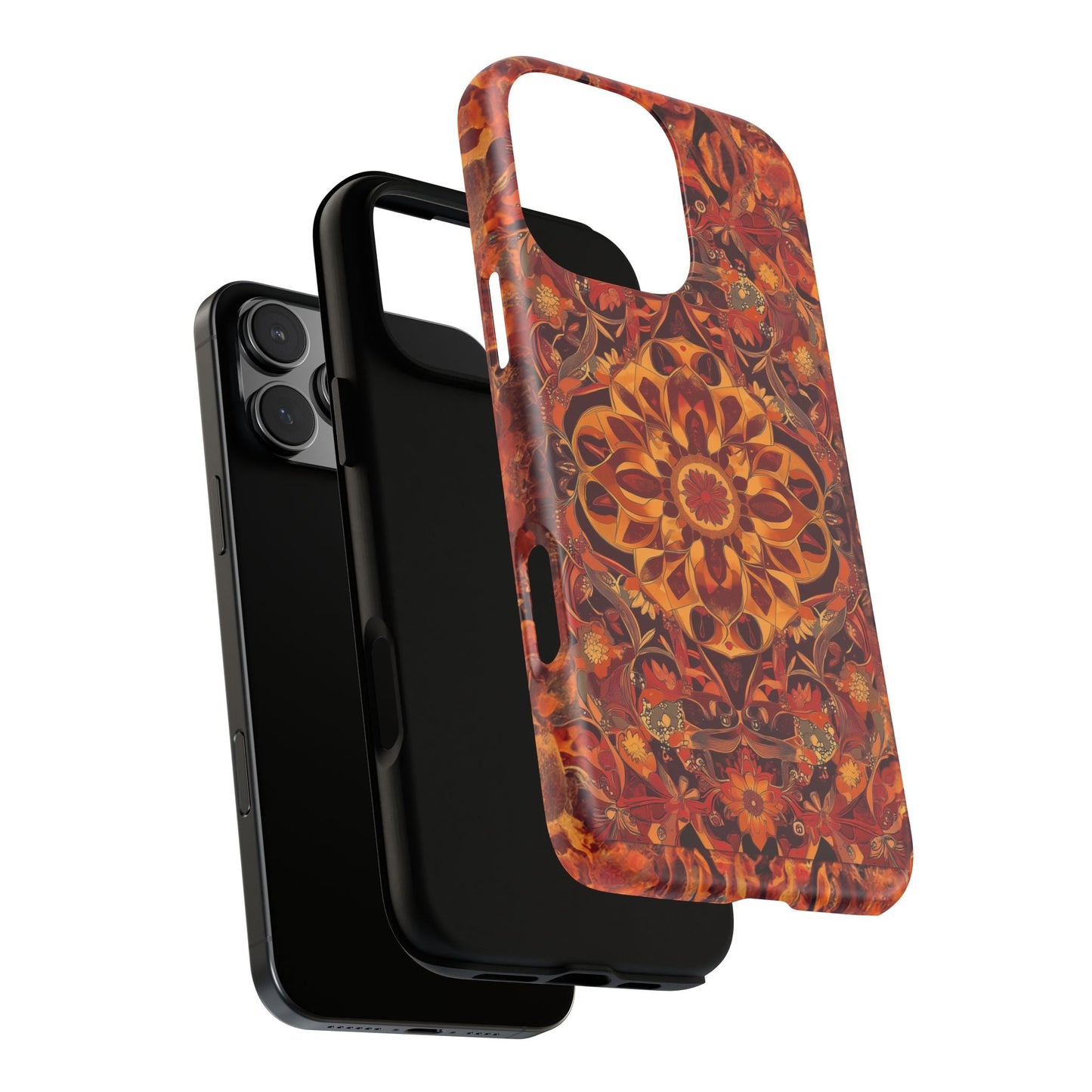 iphone case Amber Mandala Fusion