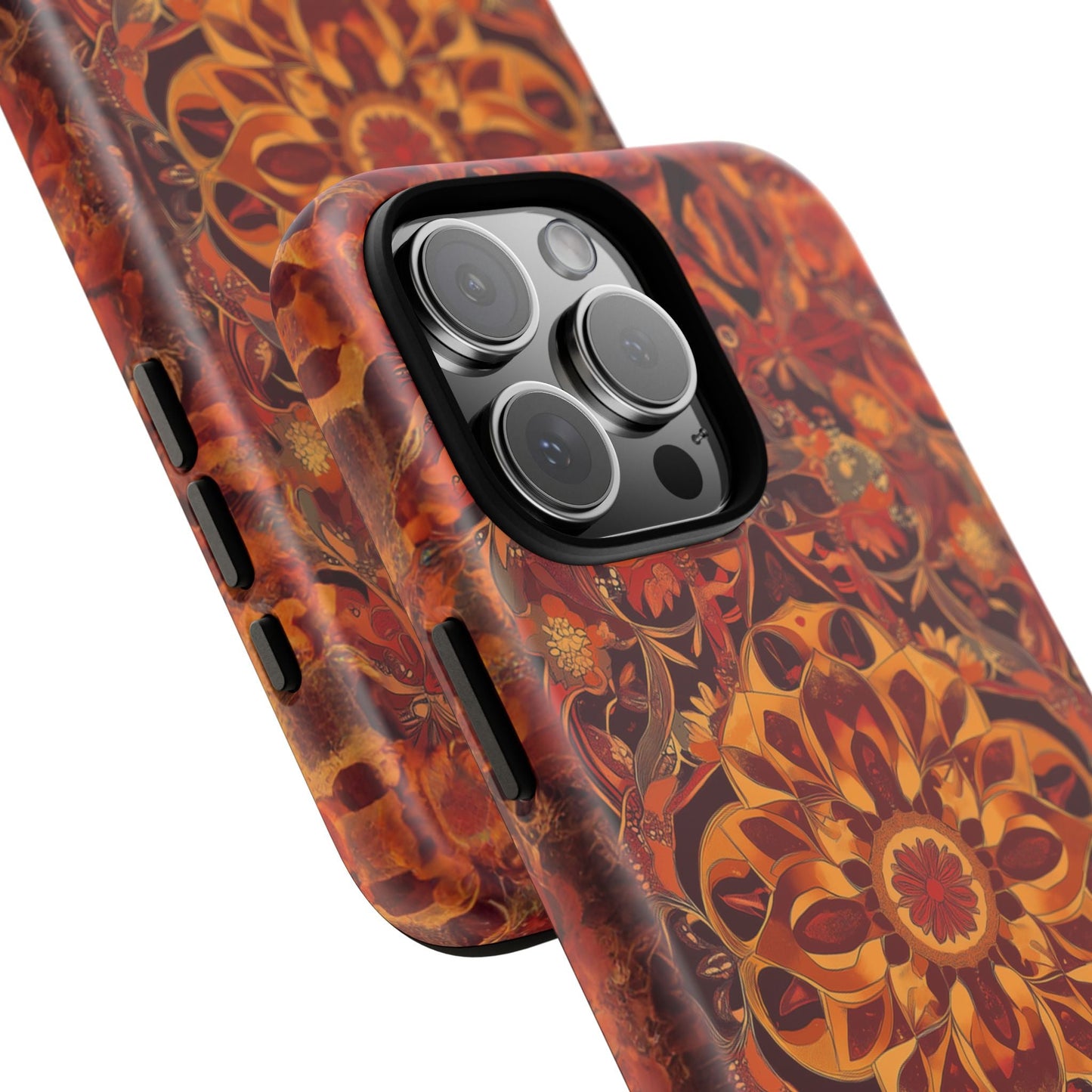 iphone case Amber Mandala Fusion