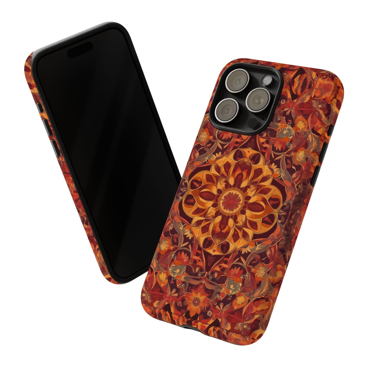 iphone case Amber Mandala Fusion