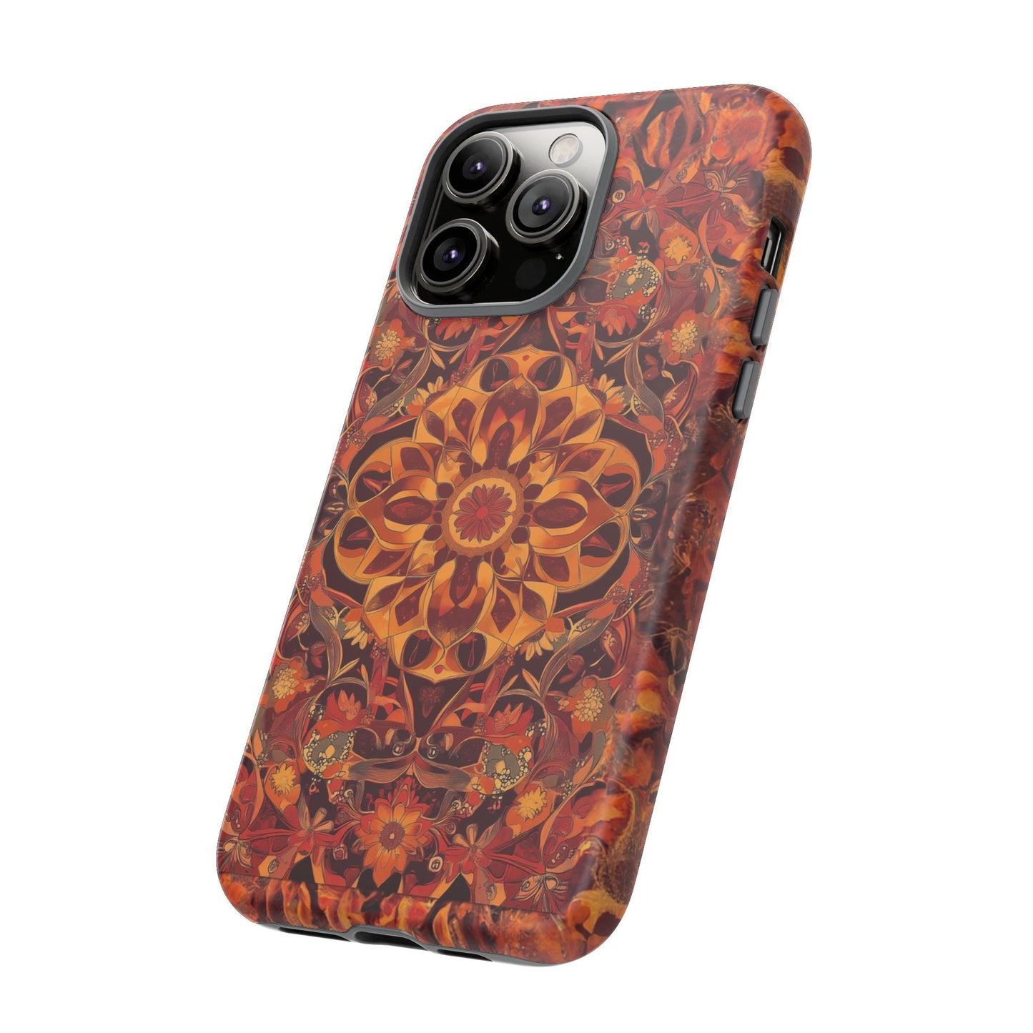 iphone case Amber Mandala Fusion
