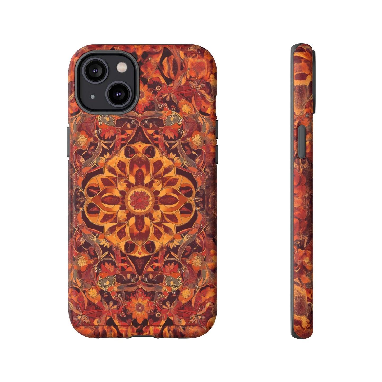 iphone case Amber Mandala Fusion iPhone 14 Plus