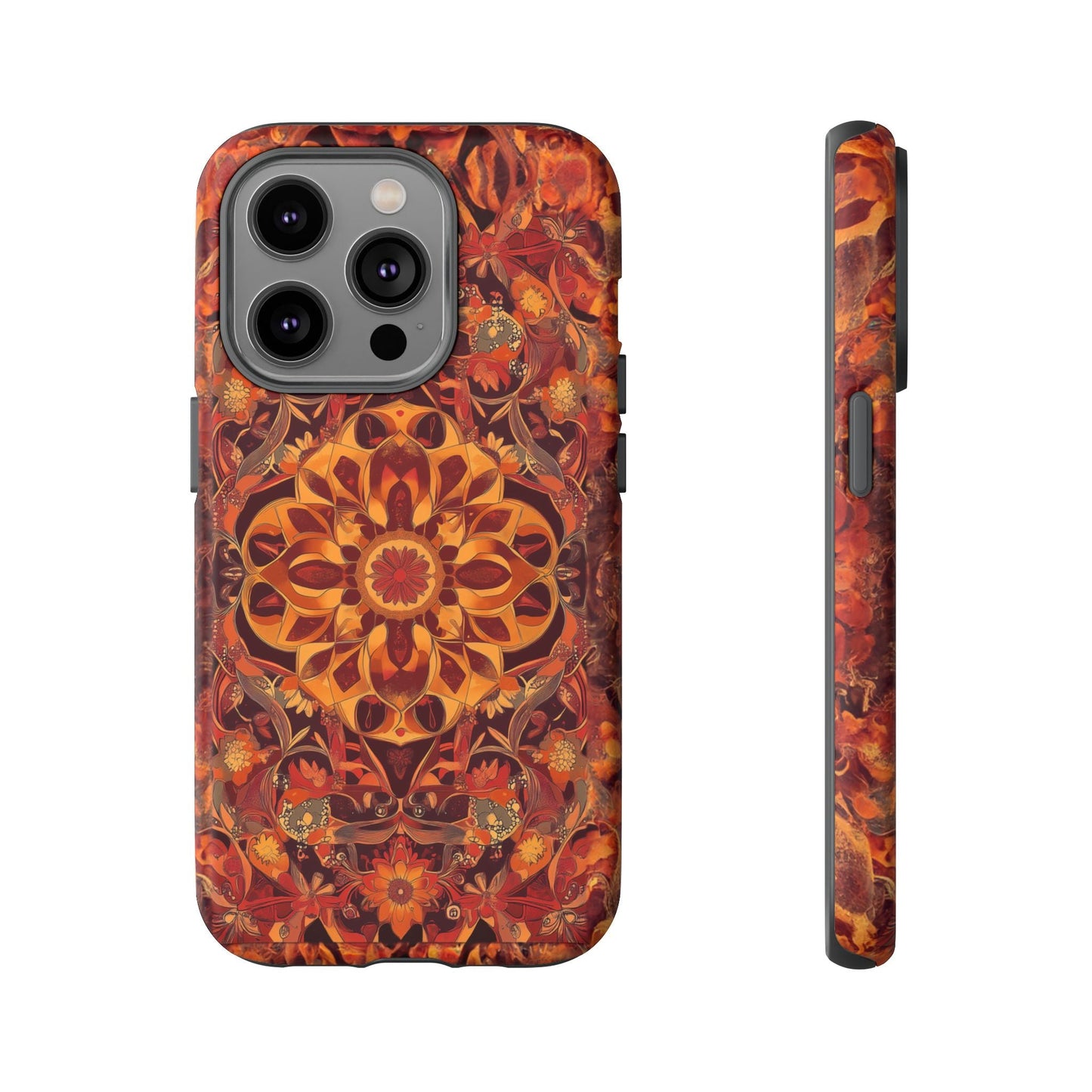 iphone case Amber Mandala Fusion iPhone 14 Pro