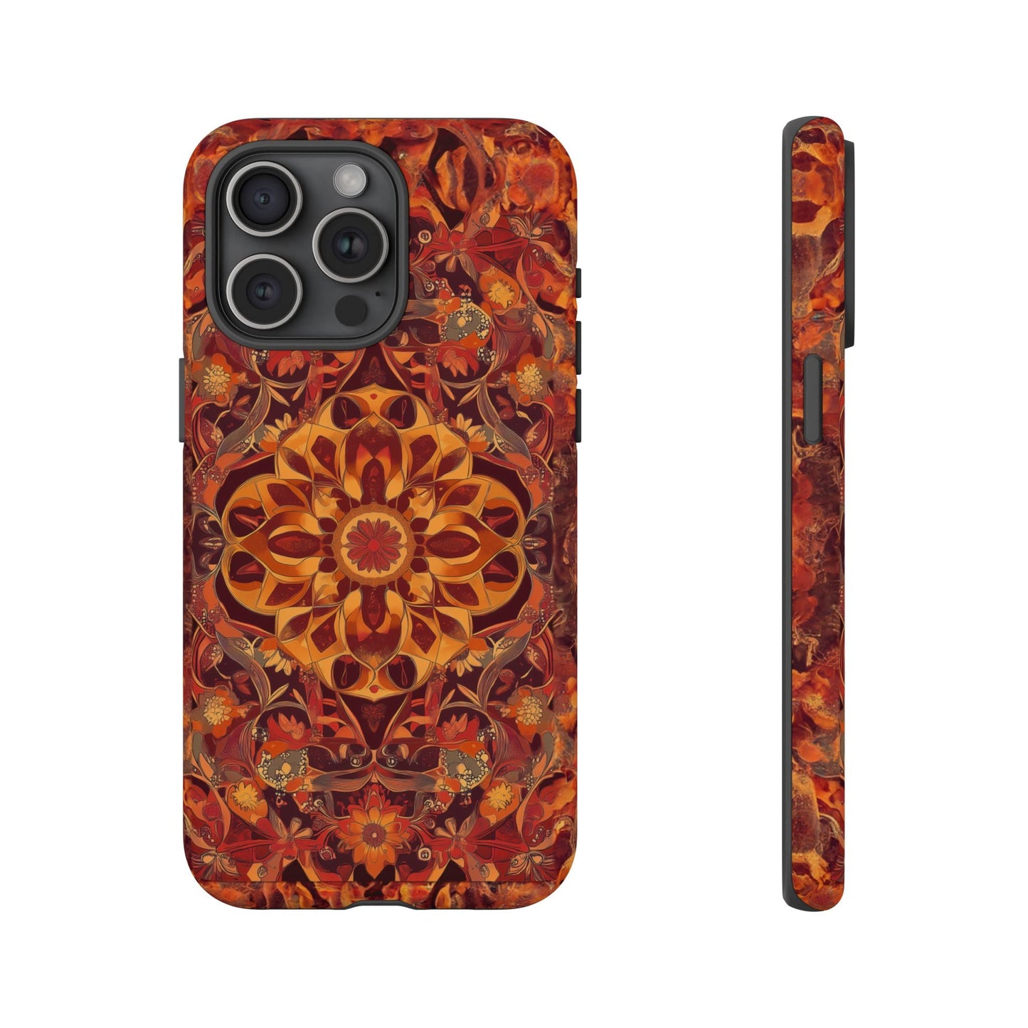 iphone case Amber Mandala Fusion iPhone 15 Pro Max