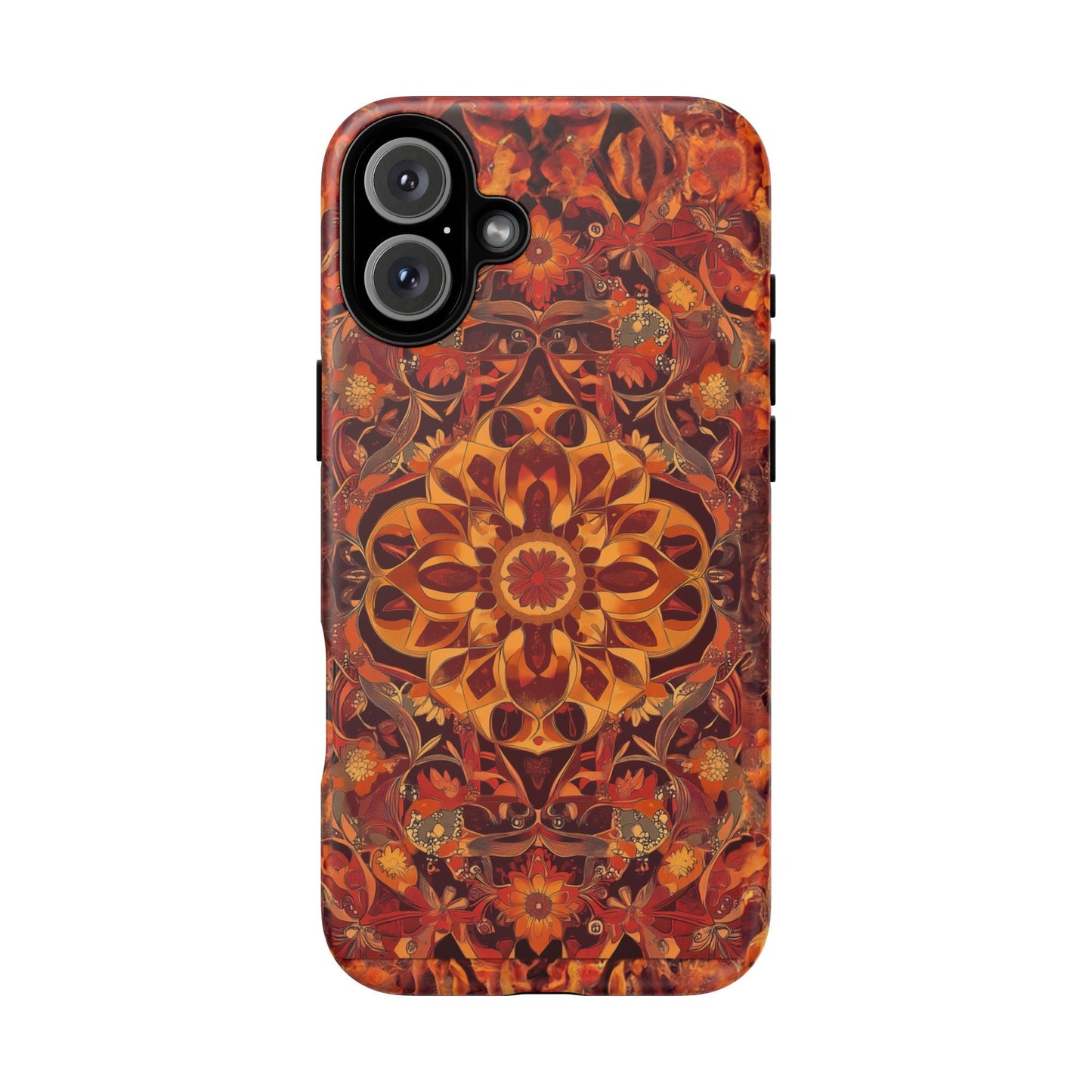 iphone case Amber Mandala Fusion iPhone 16 Plus