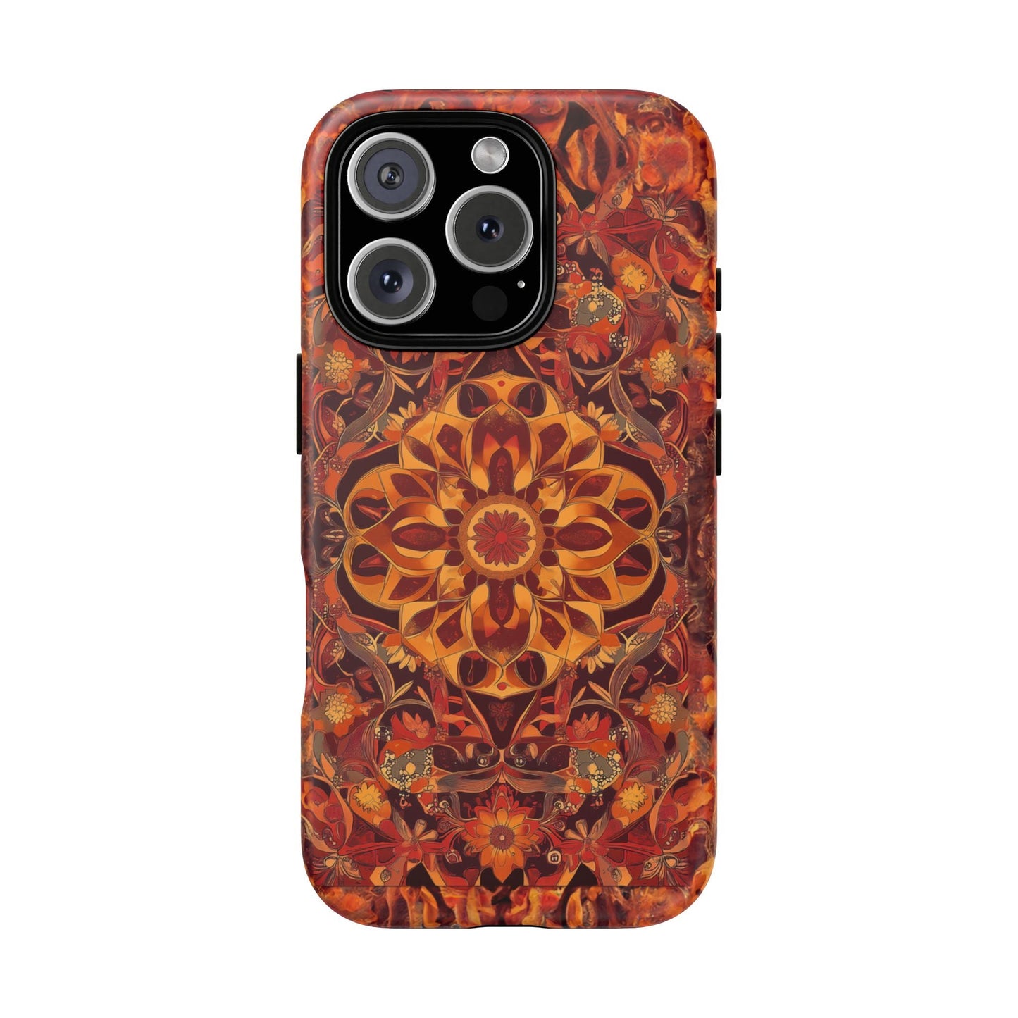 iphone case Amber Mandala Fusion iPhone 16 Pro