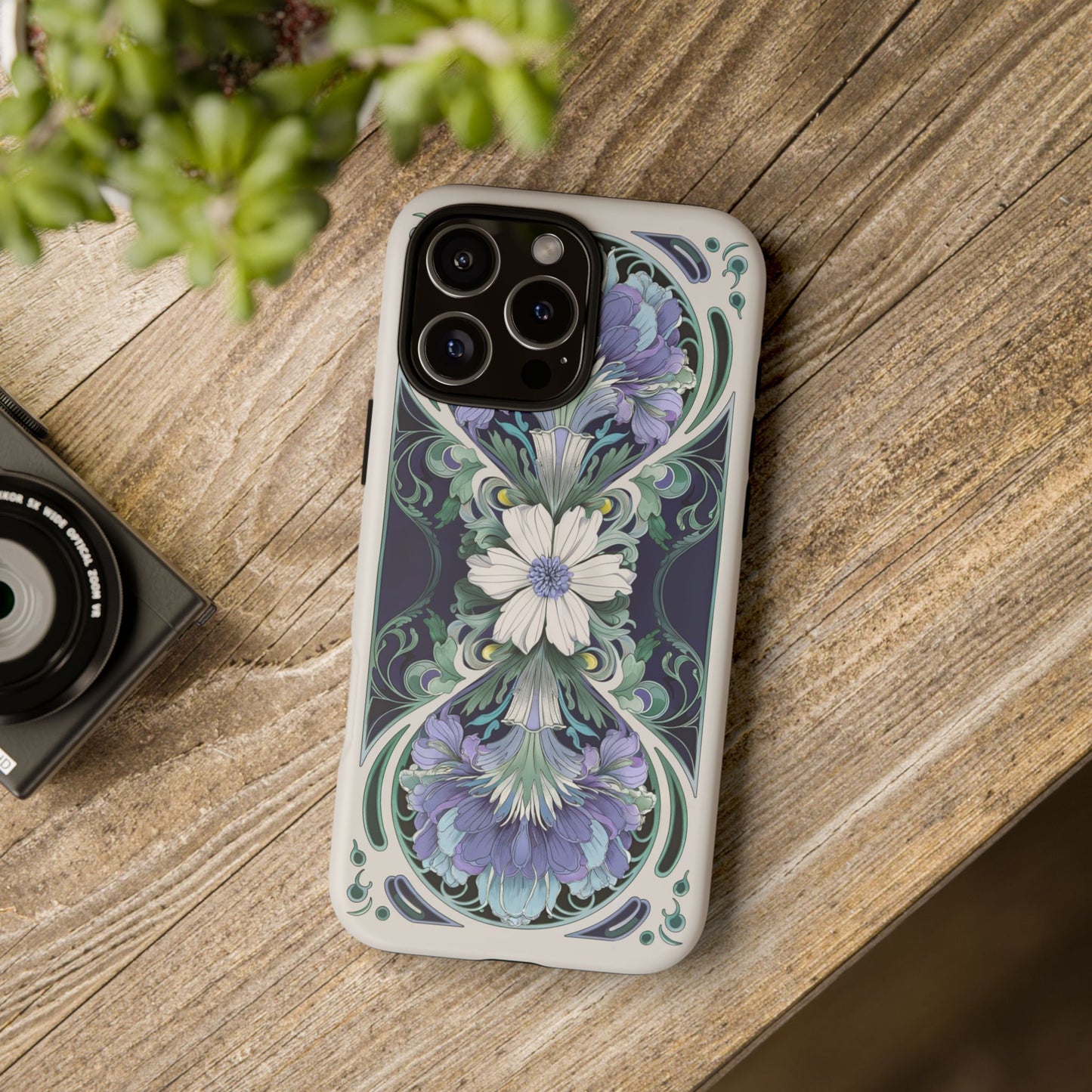 iphone case Art Nouveau Floral Elegance