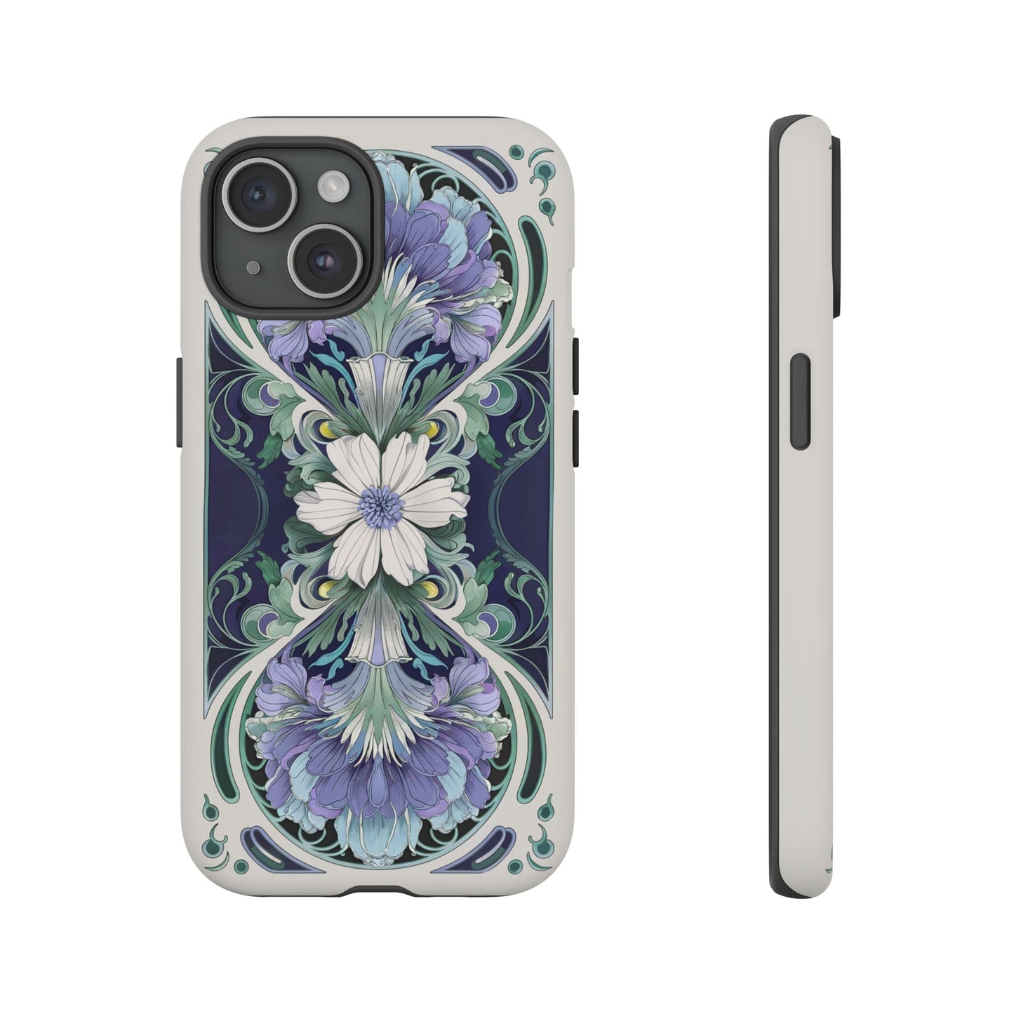 iphone case Art Nouveau Floral Elegance iPhone 15