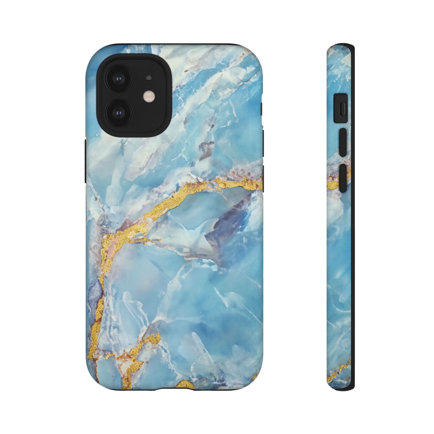 iphone case Azure Gold Marble iPhone 12 Mini