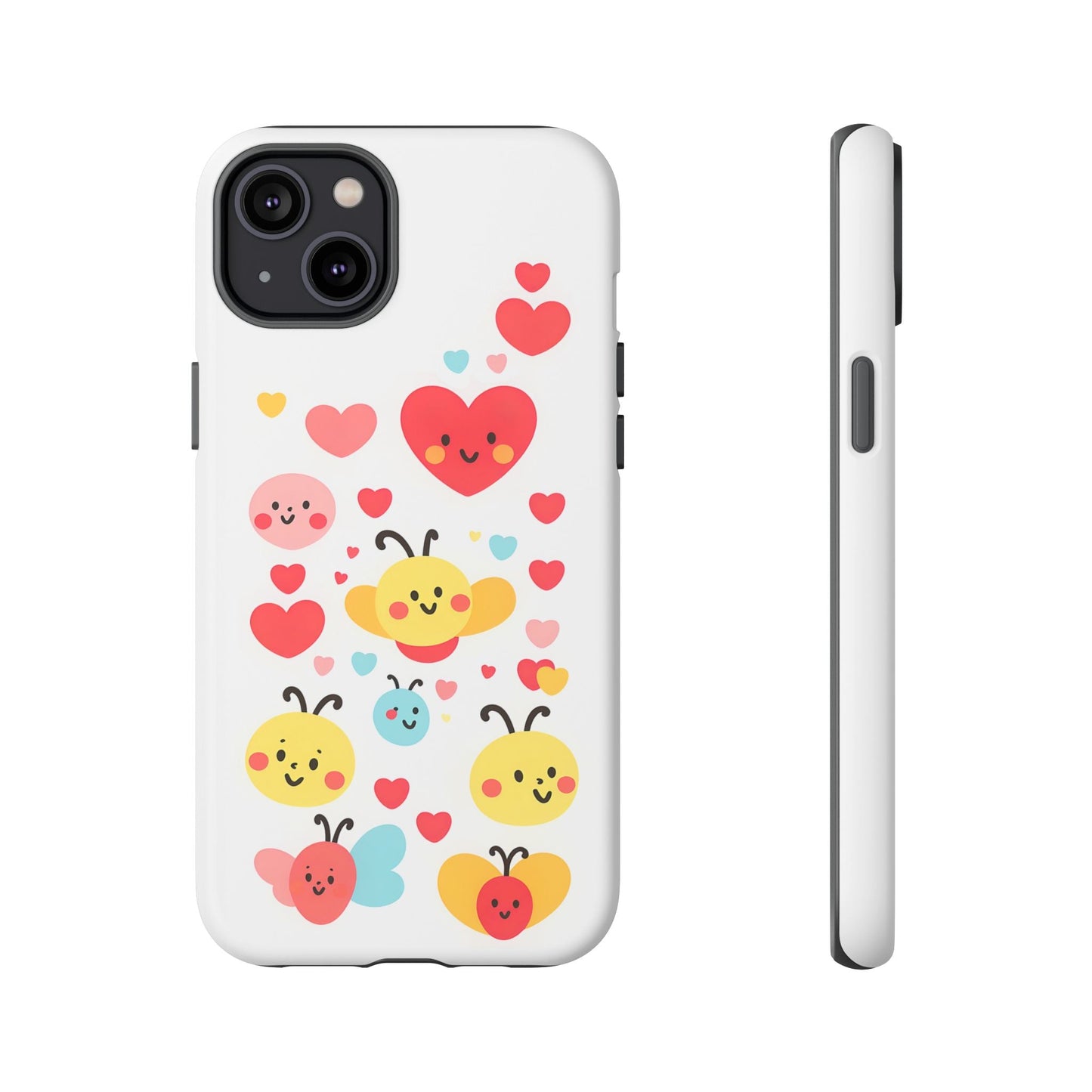 iphone case Bee Happy Hearts iPhone 14 Plus