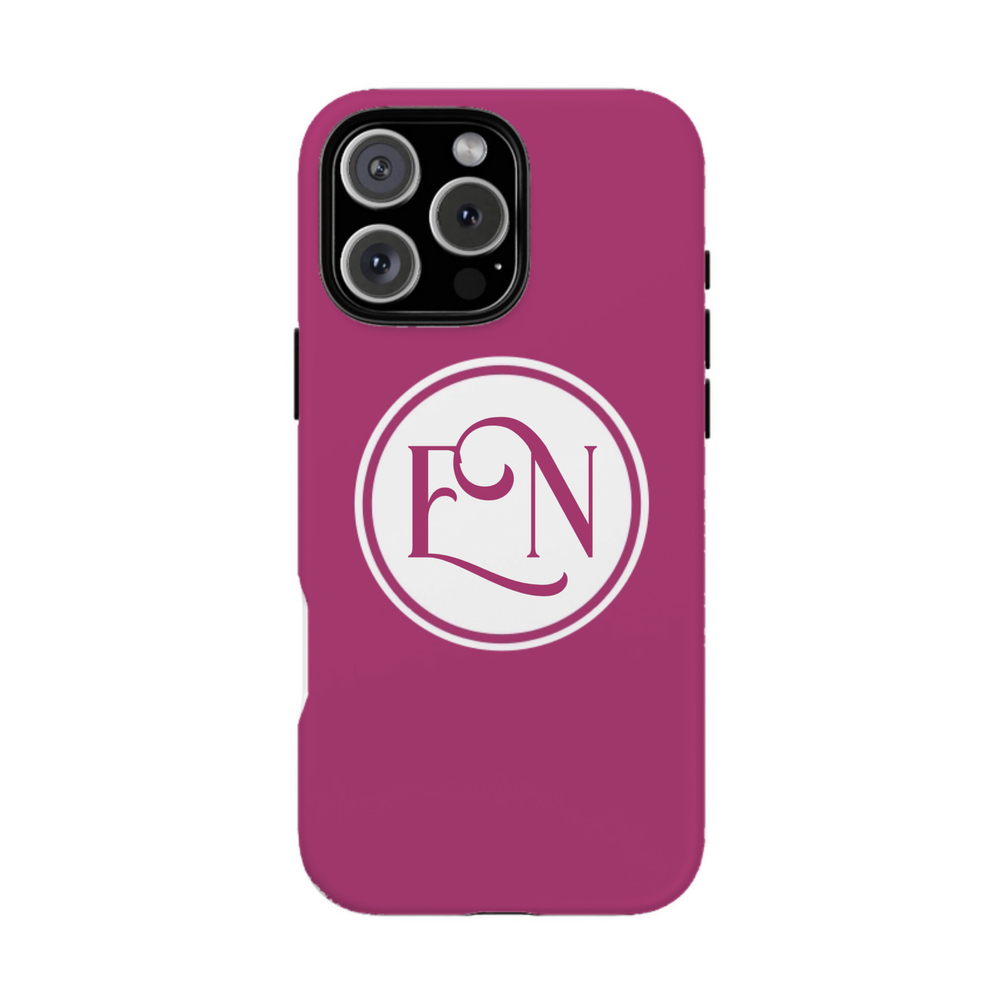 iphone case Berry Burst Circle 2 Initials