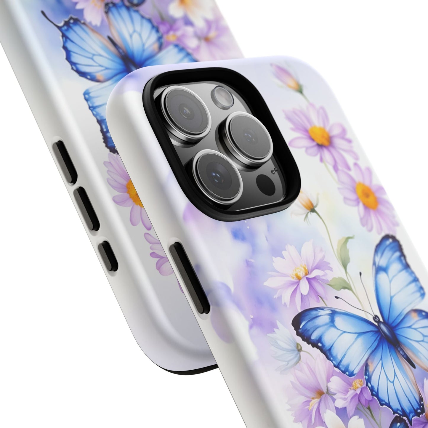 iphone case Blue Butterfly Garden