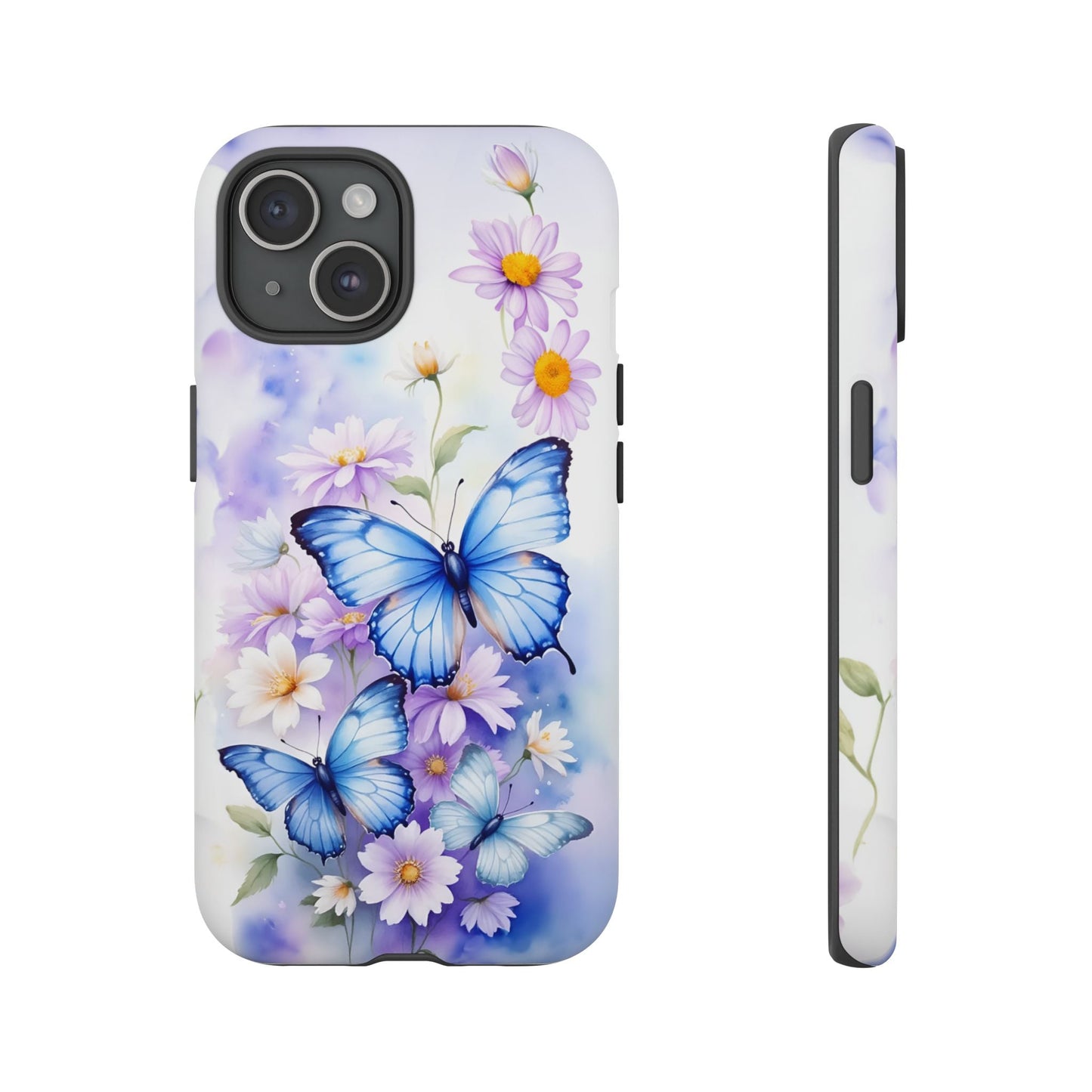 iphone case Blue Butterfly Garden iPhone 15