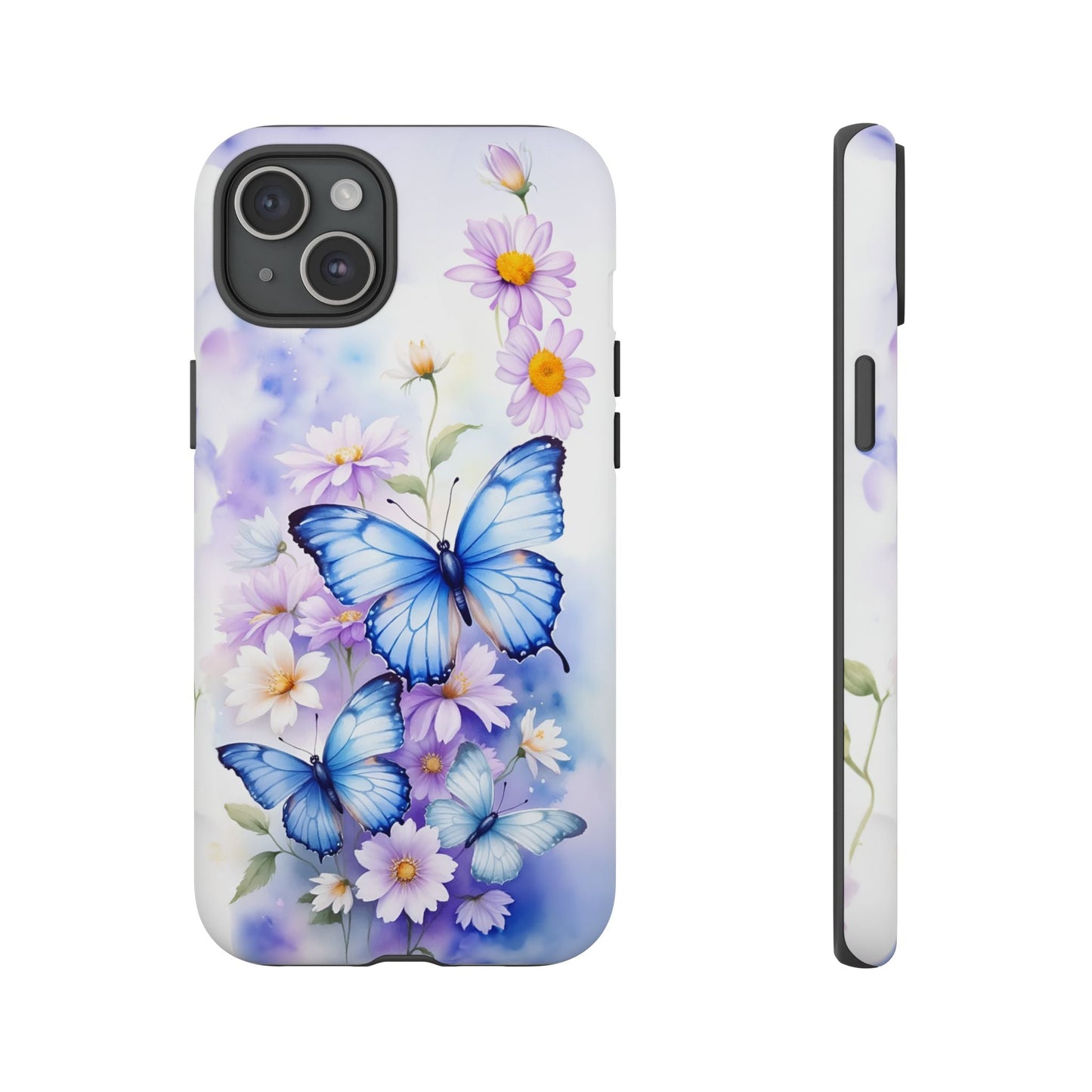 iphone case Blue Butterfly Garden iPhone 15 Plus