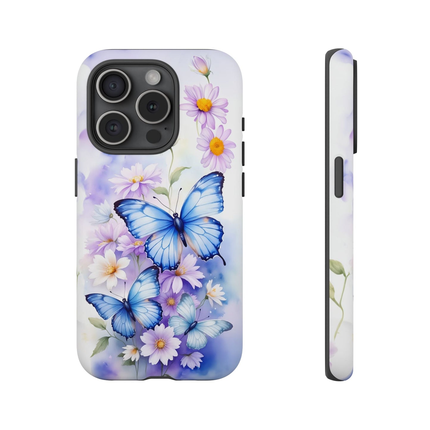 iphone case Blue Butterfly Garden iPhone 15 Pro