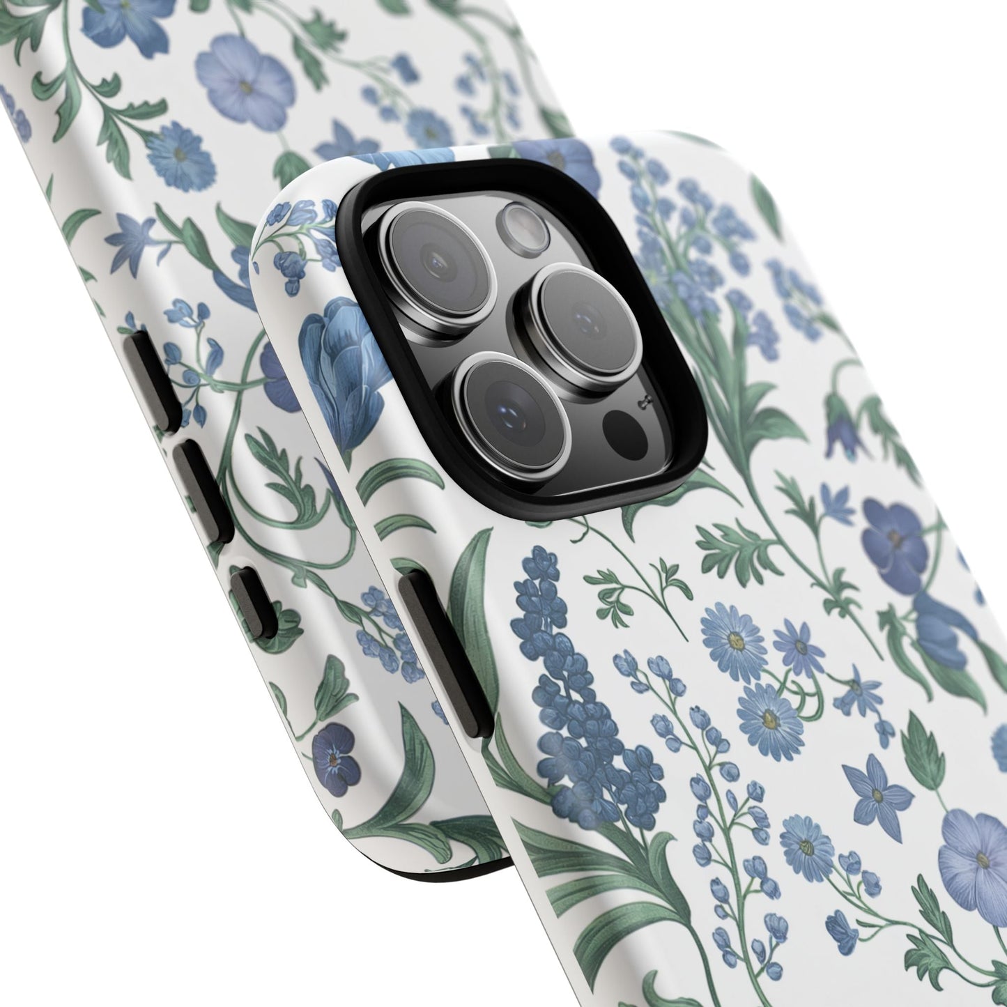 iphone case Blue Floral Elegance