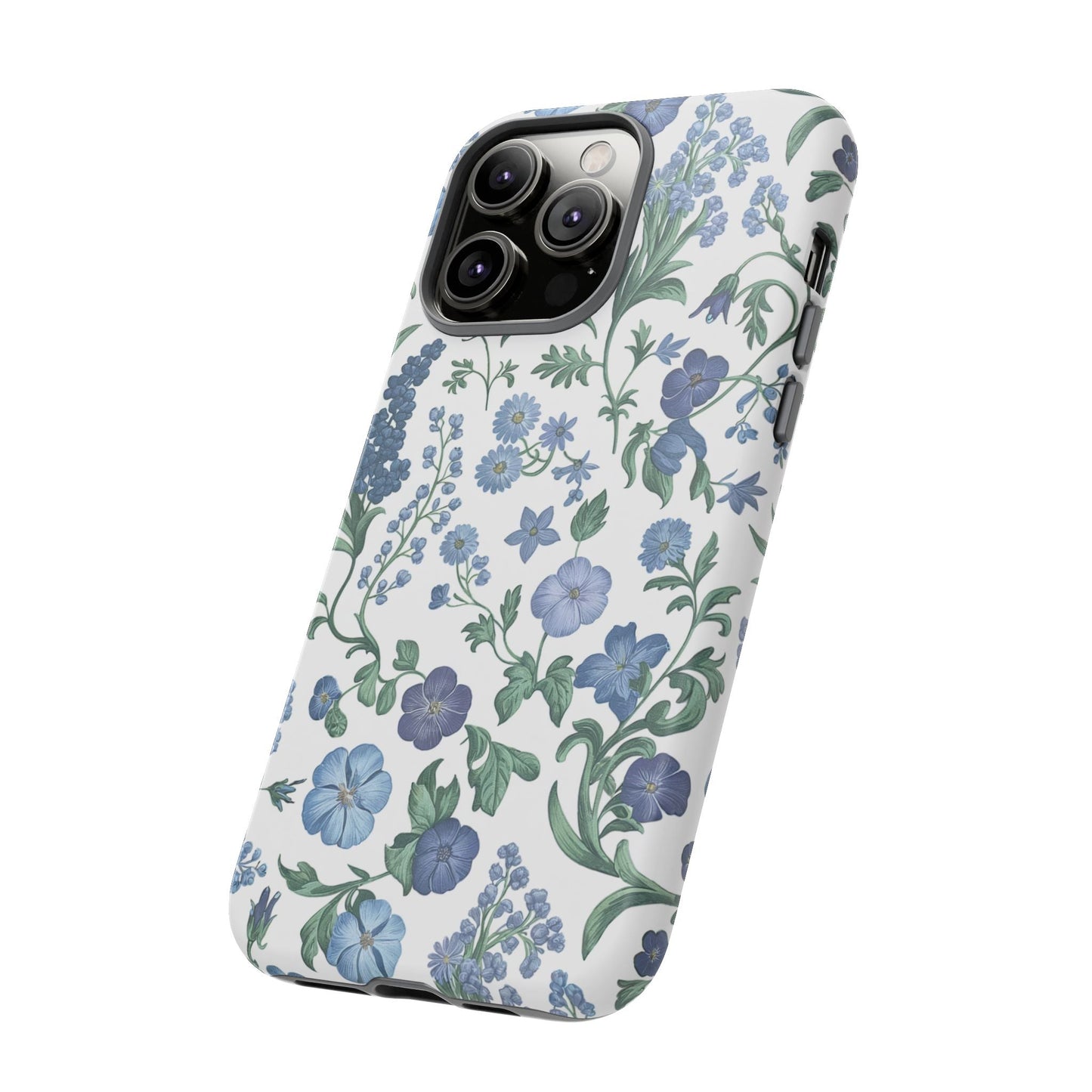 iphone case Blue Floral Elegance
