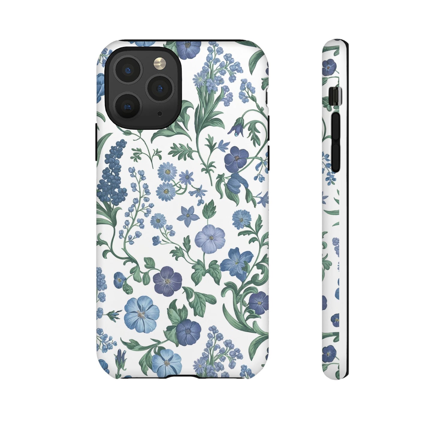 iphone case Blue Floral Elegance iPhone 11 Pro