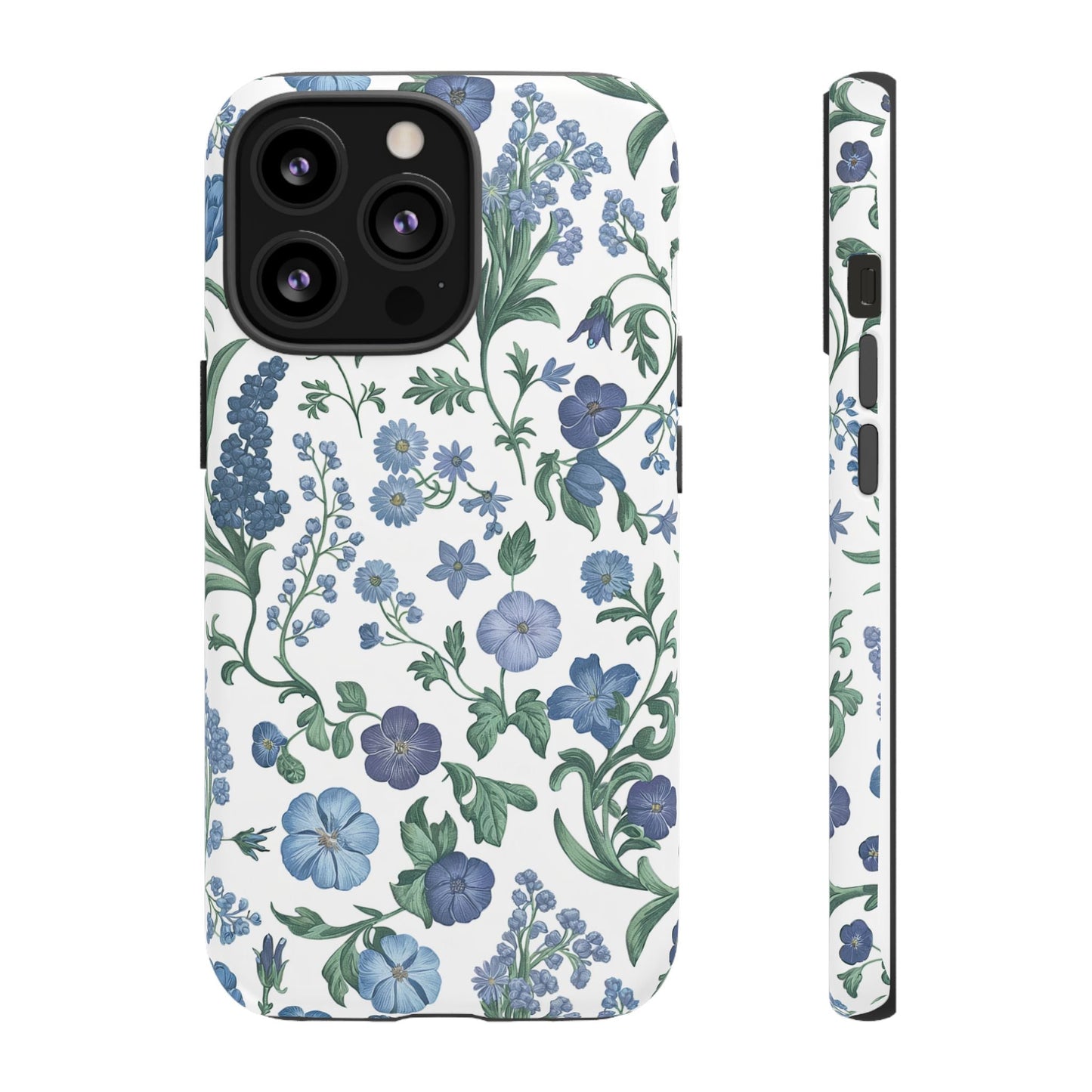 iphone case Blue Floral Elegance iPhone 13 Pro