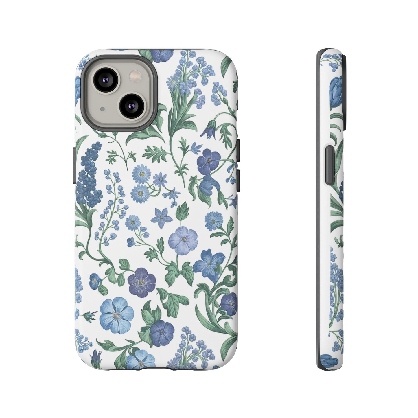 iphone case Blue Floral Elegance iPhone 14