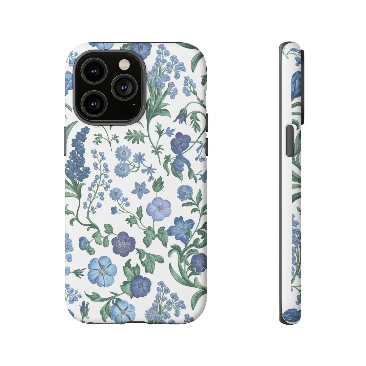 iphone case Blue Floral Elegance iPhone 14 Pro Max