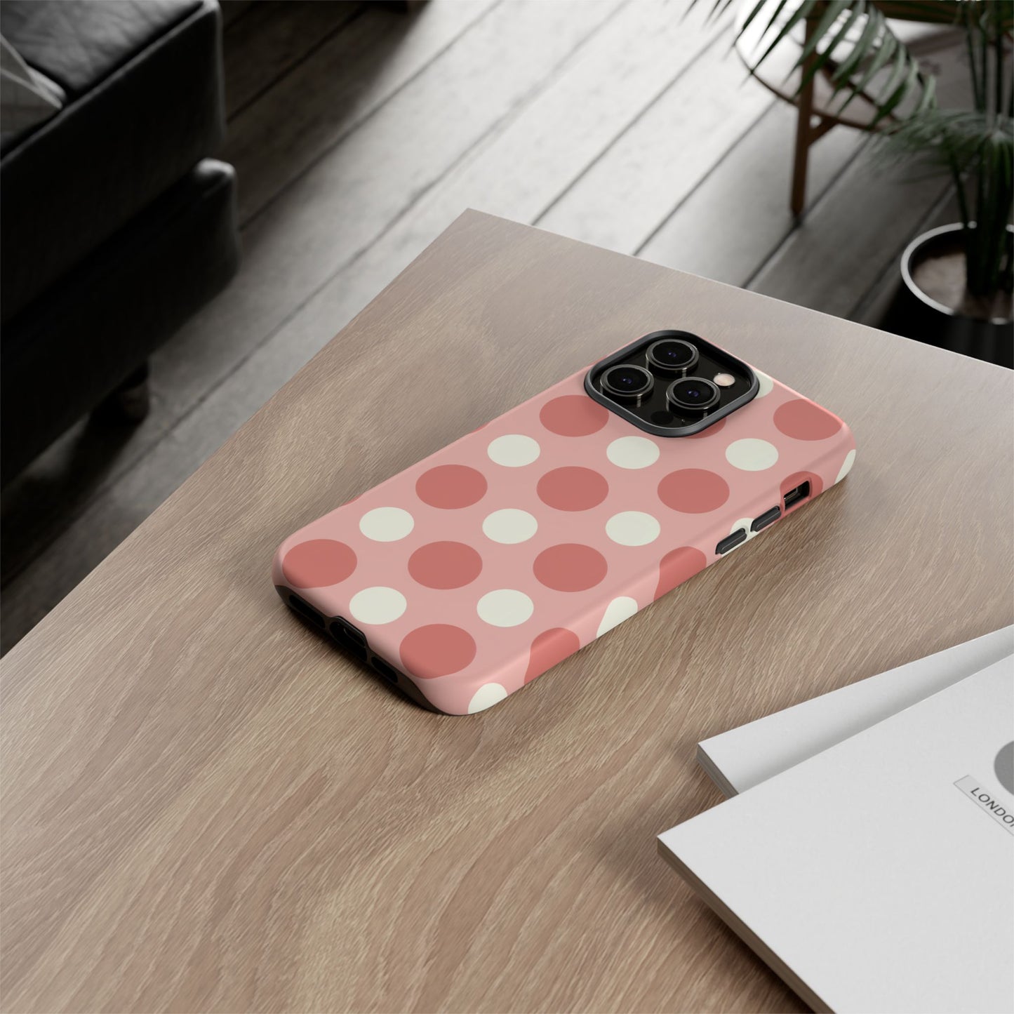 iphone case Blush Dot Bliss
