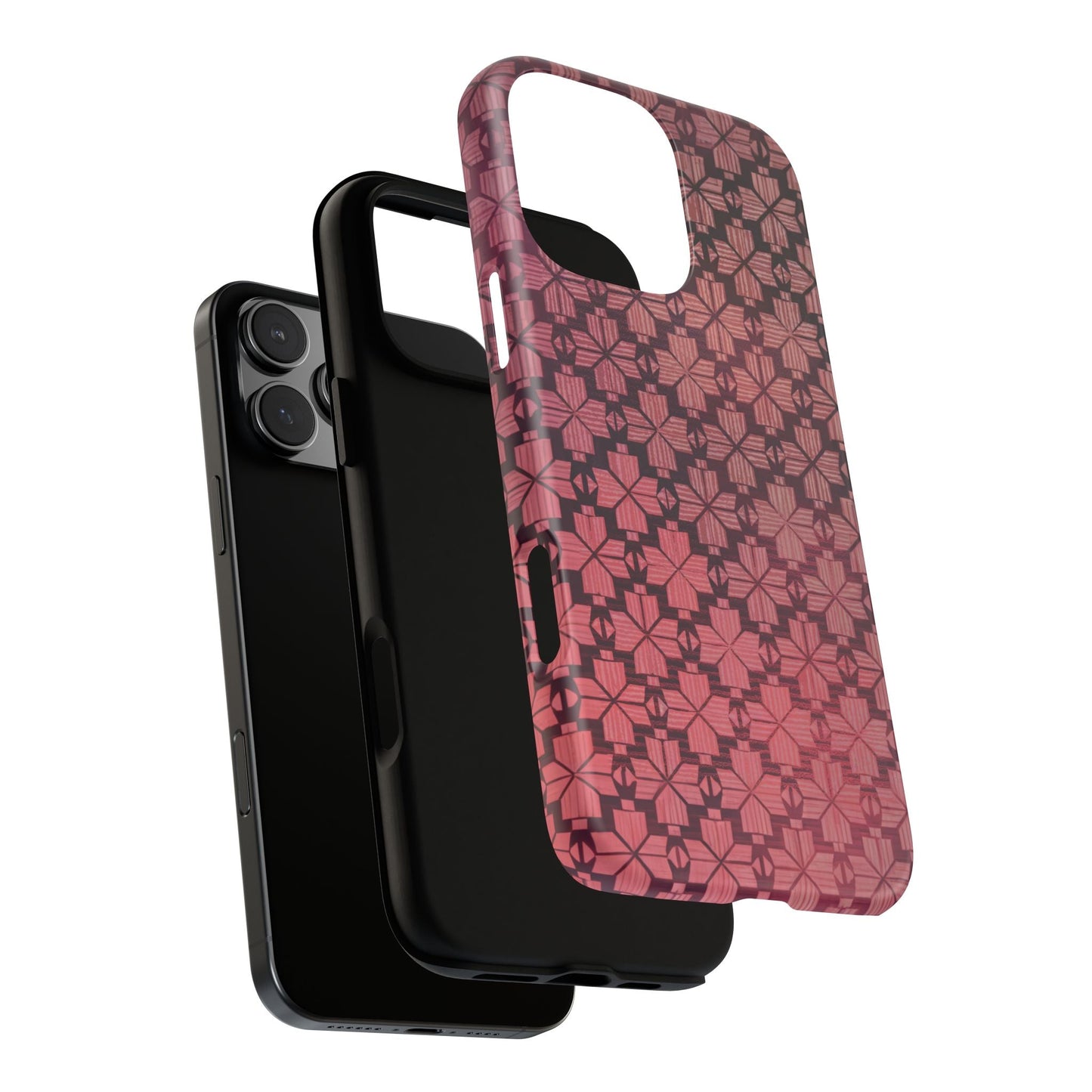 iphone case Blush Geometric Lattice