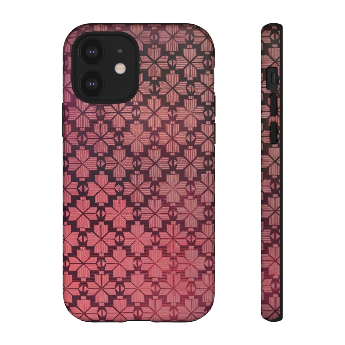 iphone case Blush Geometric Lattice iPhone 12