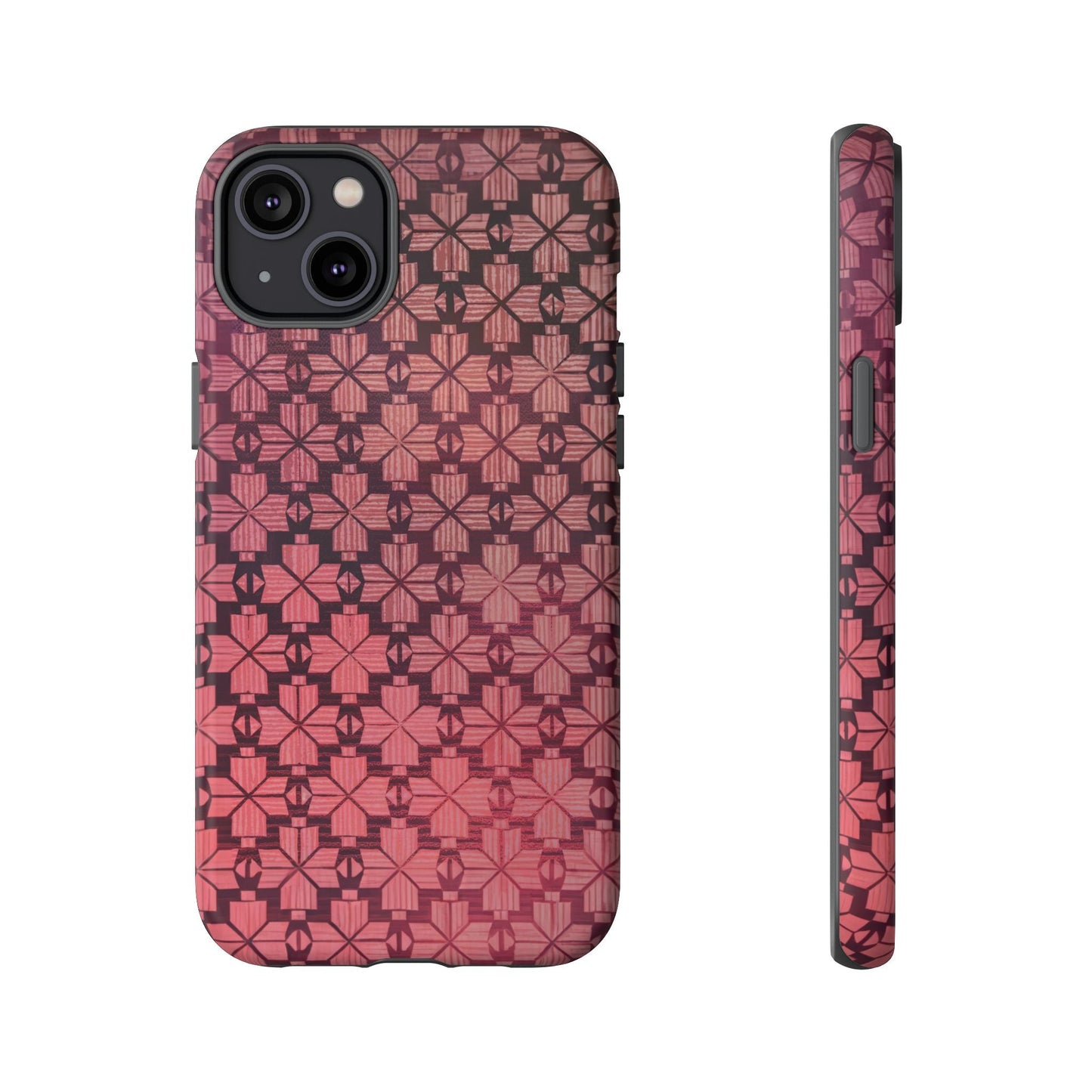 iphone case Blush Geometric Lattice iPhone 14 Plus