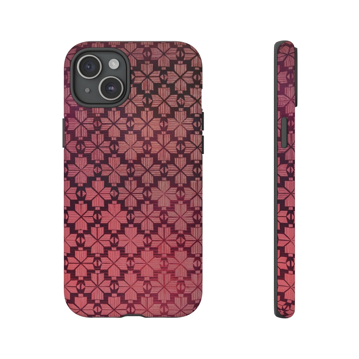 iphone case Blush Geometric Lattice iPhone 15 Plus
