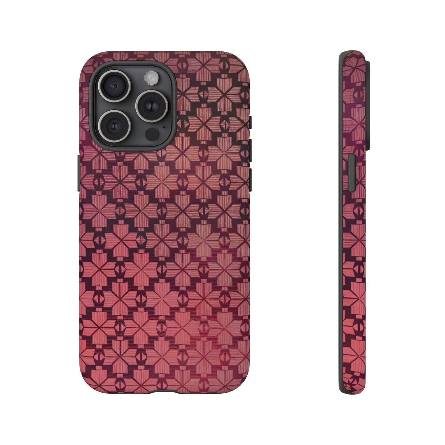 iphone case Blush Geometric Lattice iPhone 15 Pro Max