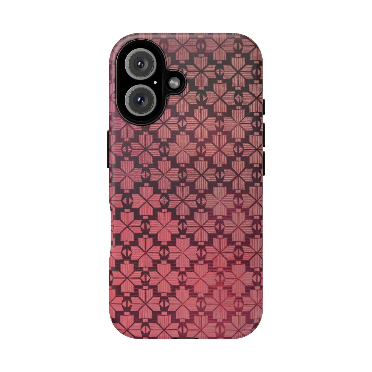 iphone case Blush Geometric Lattice iPhone 16