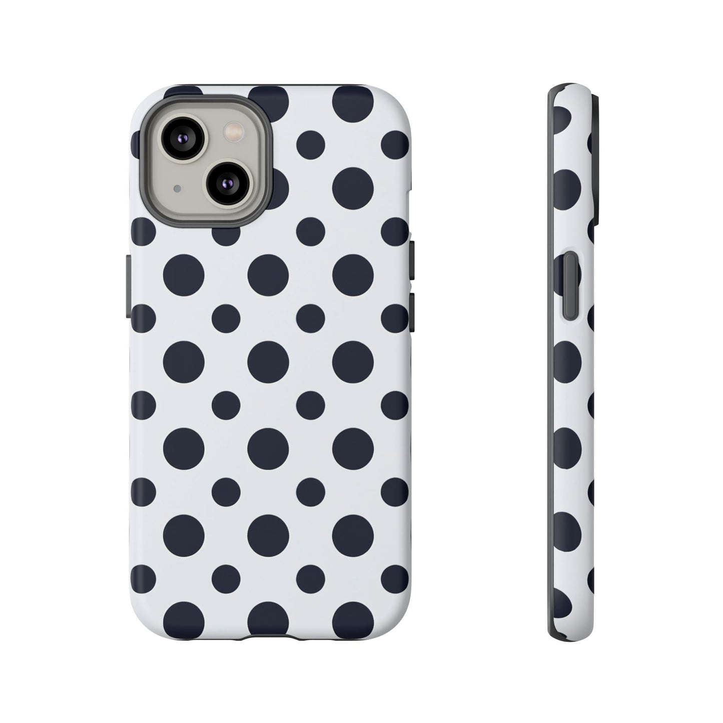 iphone case Bold Navy Spots iPhone 14