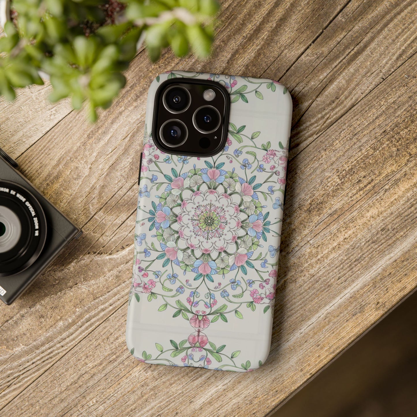 iphone case Botanical Mandala Bliss