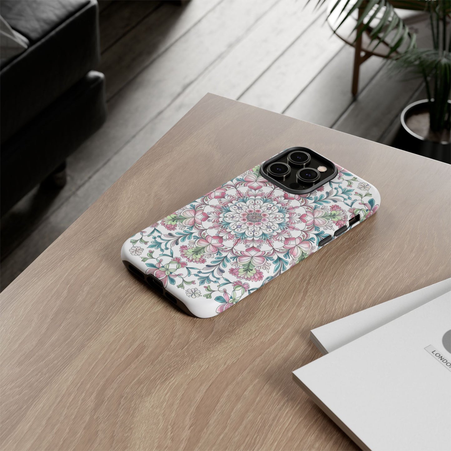 iphone case Botanical Mandala Elegance