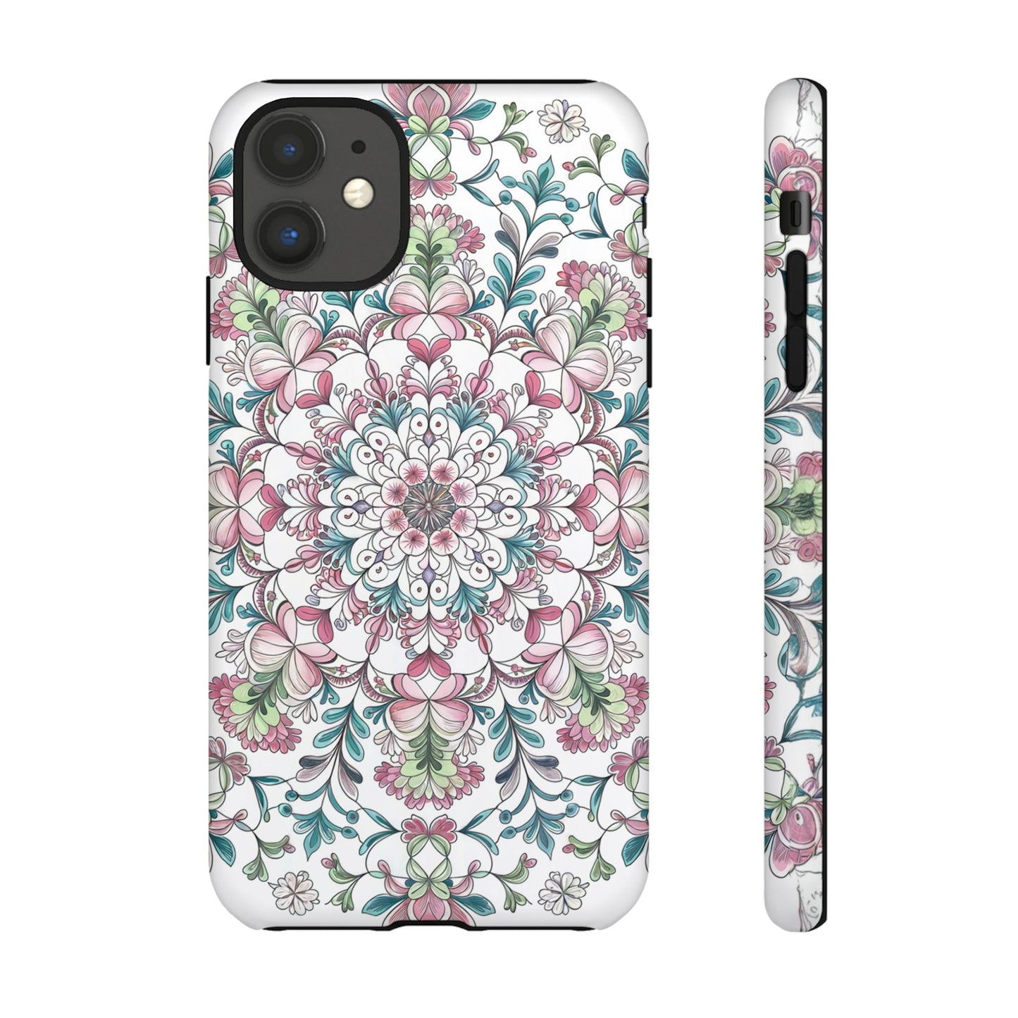 iphone case Botanical Mandala Elegance iPhone 11