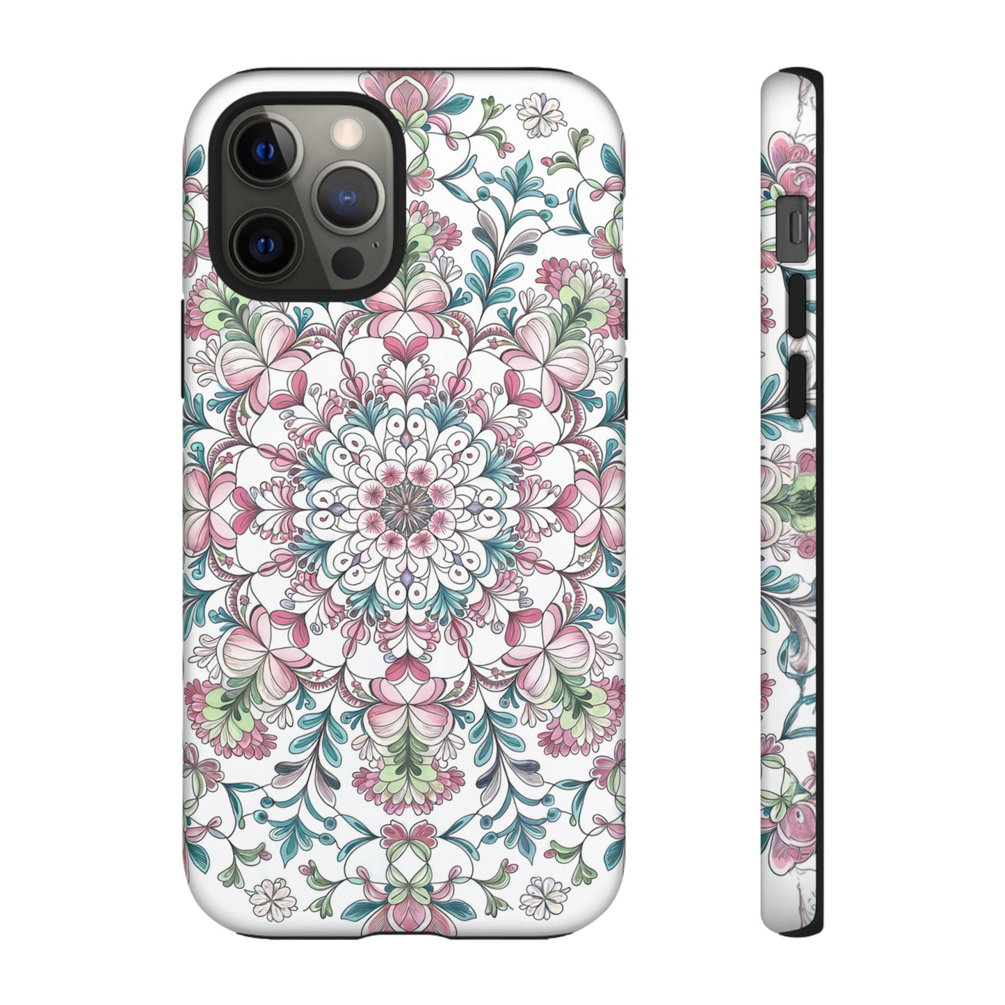 iphone case Botanical Mandala Elegance iPhone 12 Pro