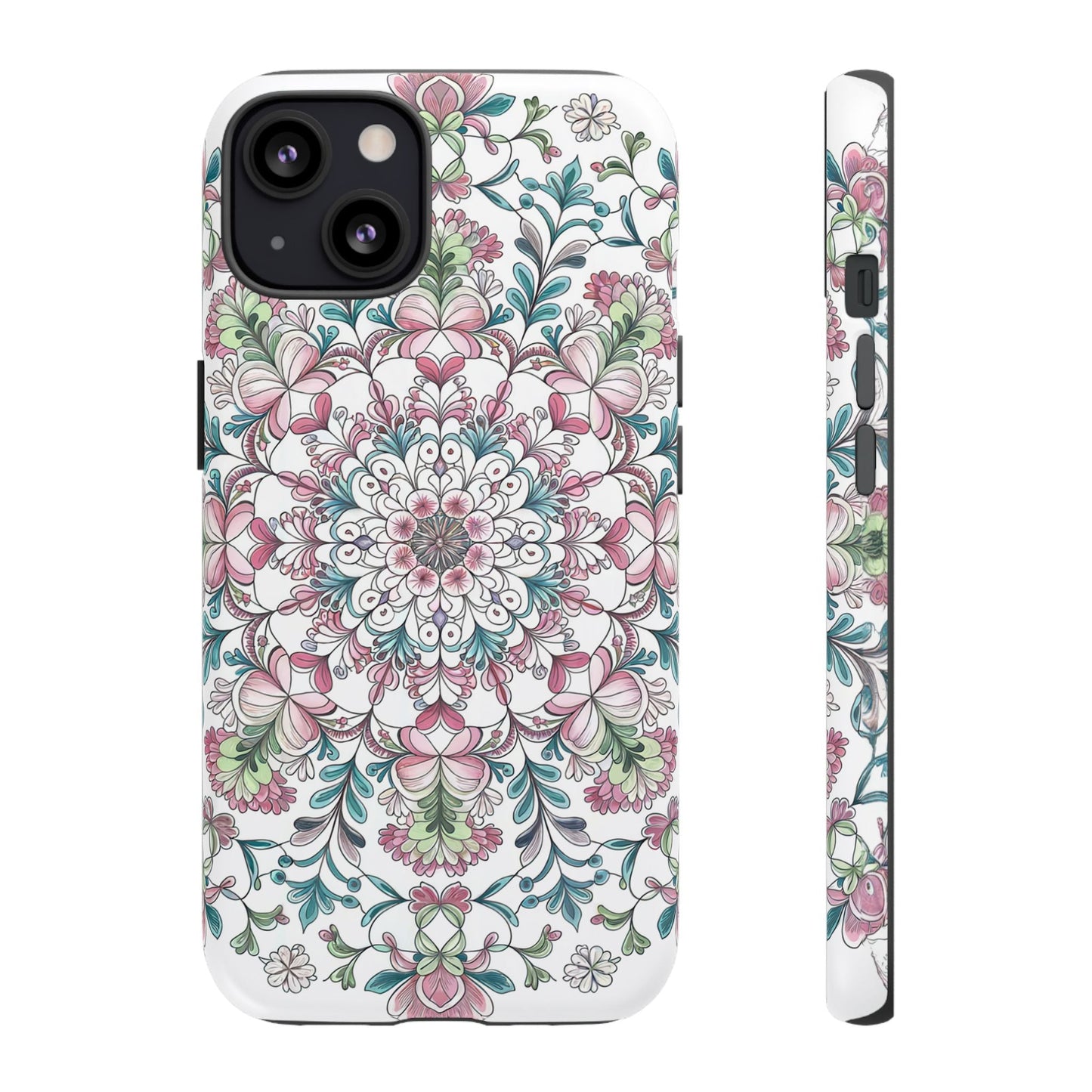 iphone case Botanical Mandala Elegance iPhone 13