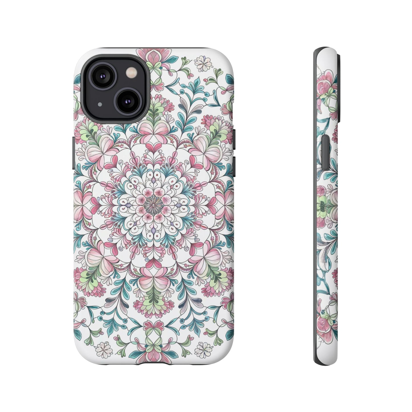 iphone case Botanical Mandala Elegance iPhone 14 Plus