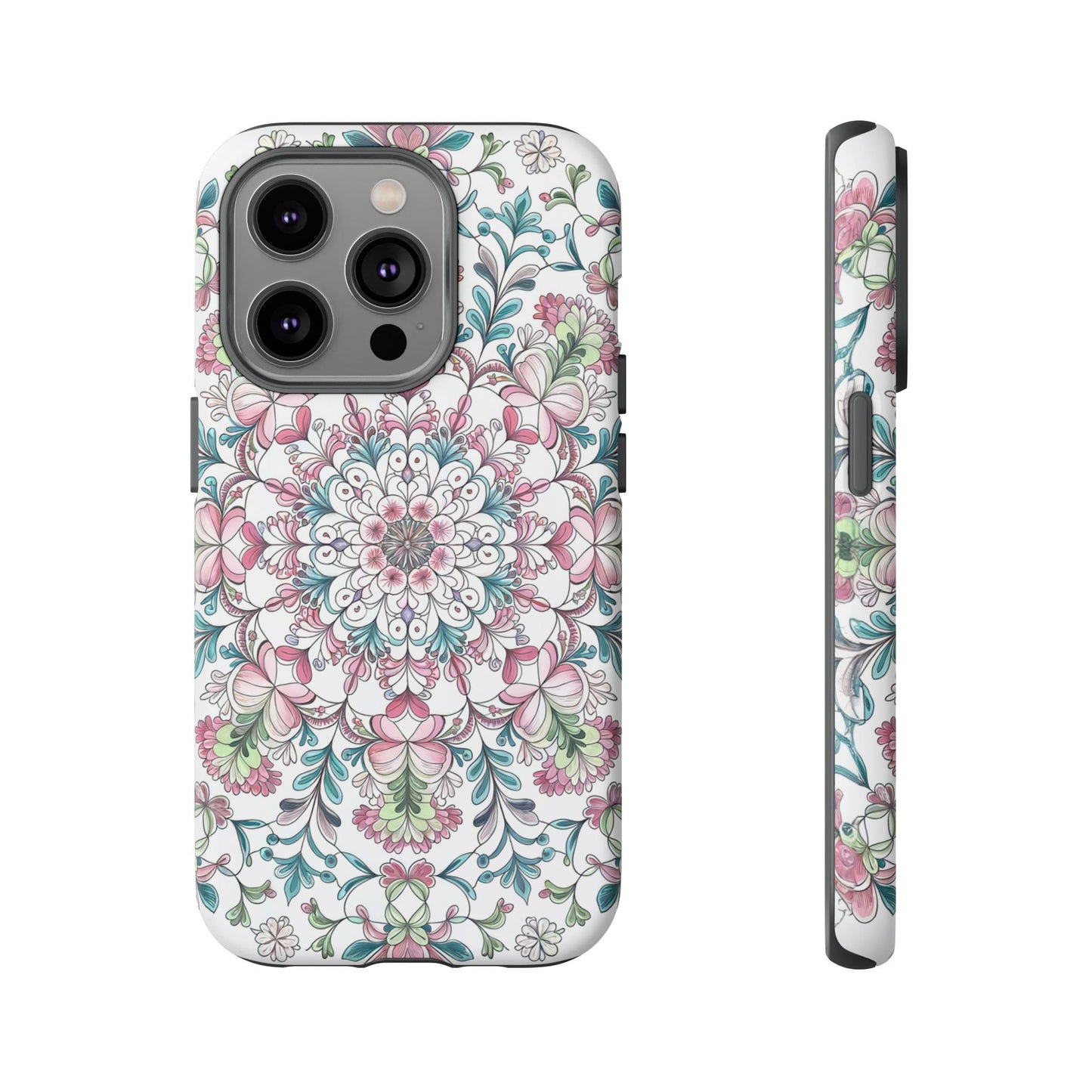 iphone case Botanical Mandala Elegance iPhone 14 Pro