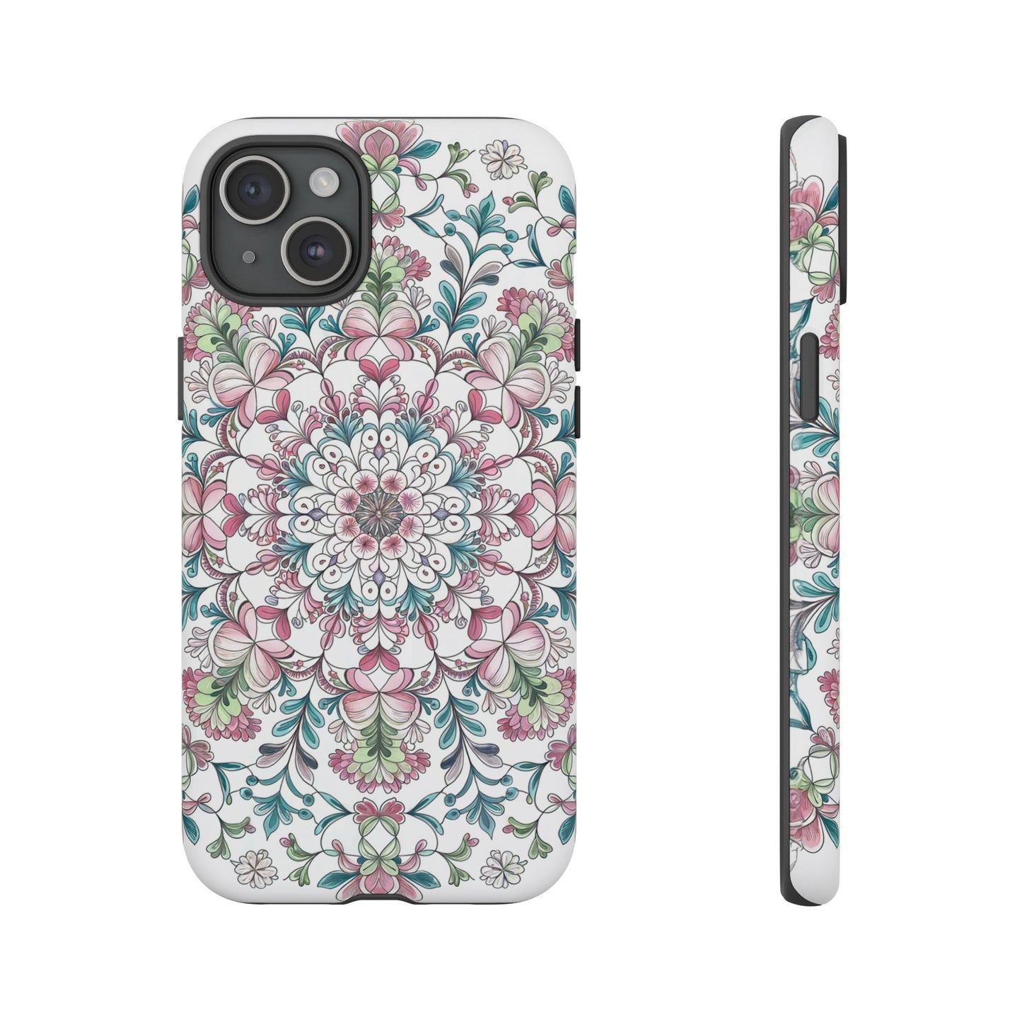 iphone case Botanical Mandala Elegance iPhone 15 Plus