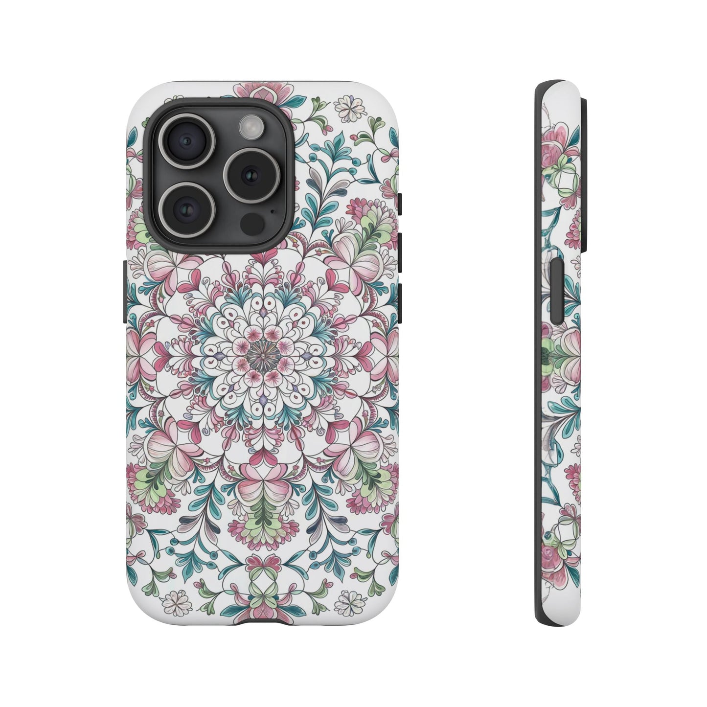 iphone case Botanical Mandala Elegance iPhone 15 Pro