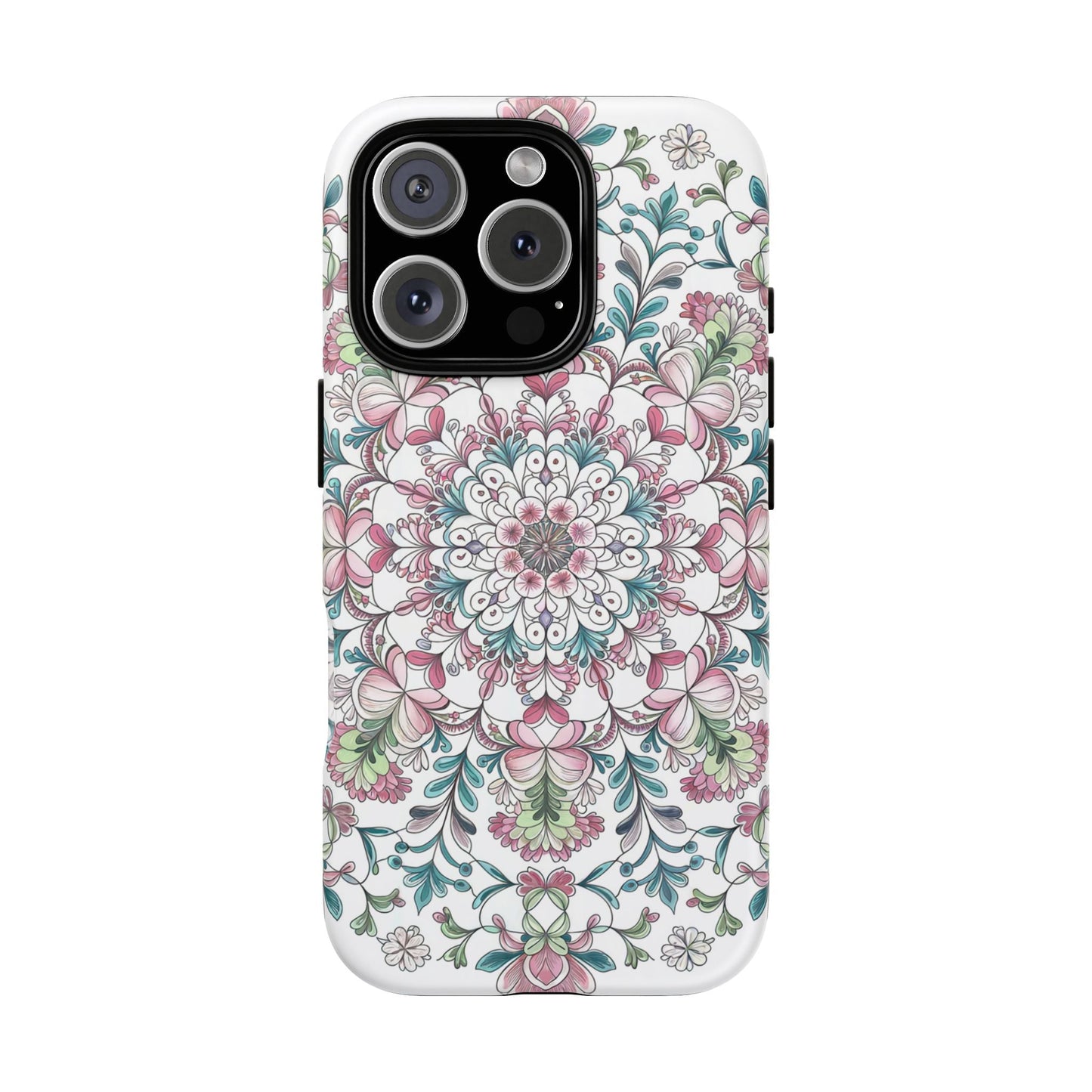 iphone case Botanical Mandala Elegance iPhone 16 Pro