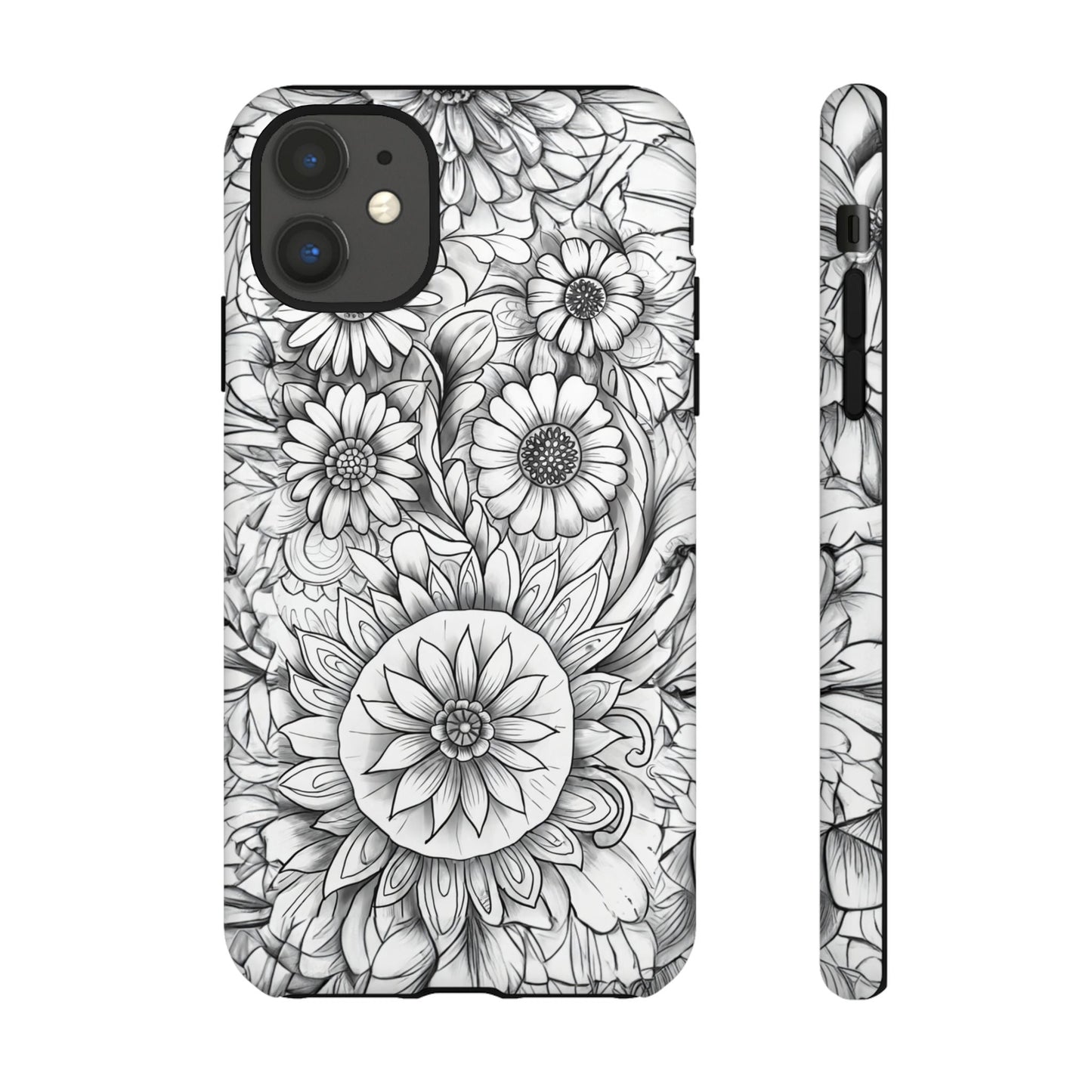 iphone case Botanical Sketch Elegance iPhone 11